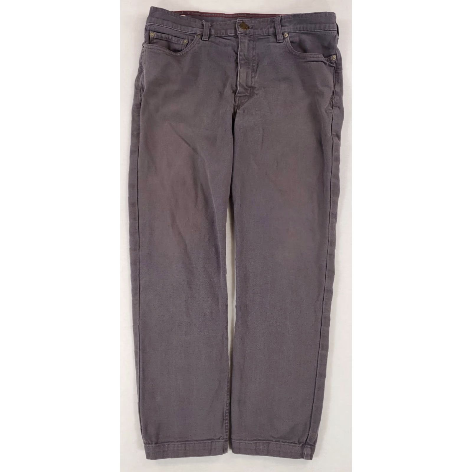 Vintage American Giant Jeans Roughneck Stretch Dark Gray Mens 34 Waist 34x28 Inseam 28 Straight Jeans Mens Gray Regular Size Size US 34 / EU 50 - 2 Thumbnail