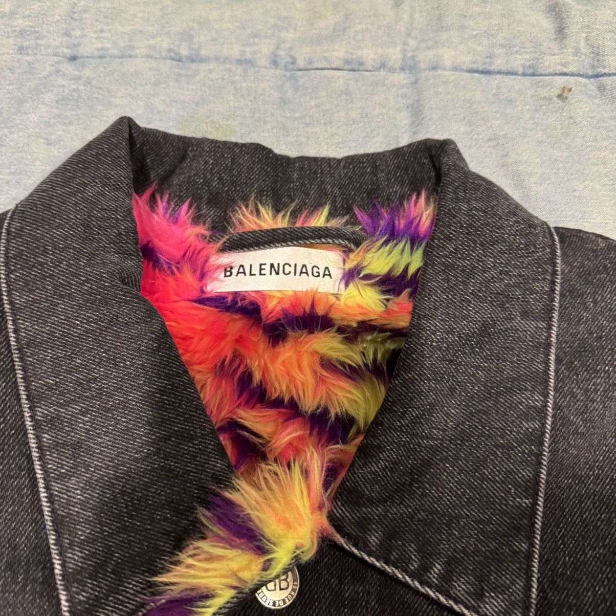 Balenciaga Balenciaga Faux Fur Lined Jacket FW18 Size US M / EU 48-50 / 2 - 3 Thumbnail
