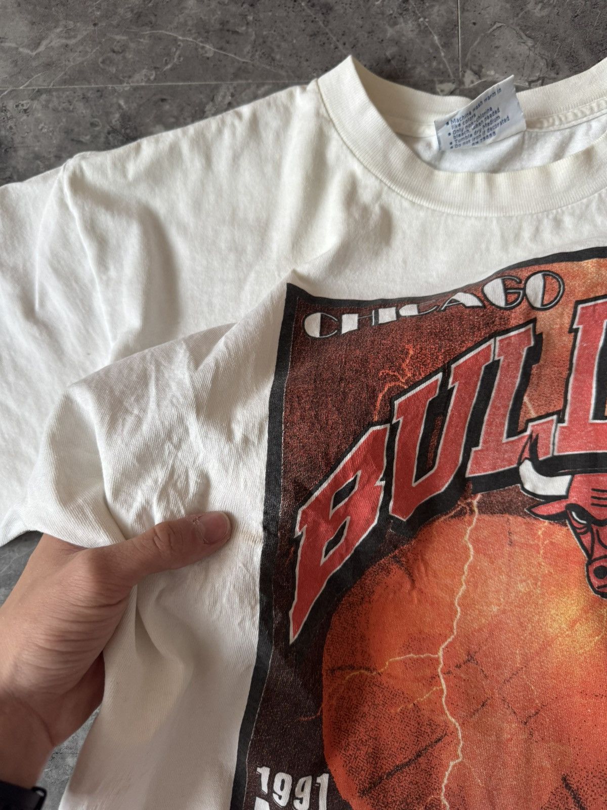NBA Chicago Bulls NBA Merch Vintage 1991 World Champions Starter Size US L / EU 52-54 / 3 - 6 Thumbnail