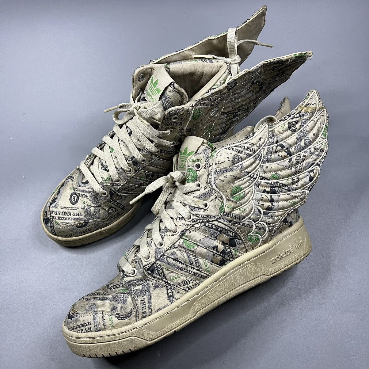 Adidas × Jeremy Scott Adidas Jeremy Scott Wings Money Hi Top Size US 9 / EU 42 - 6 Thumbnail