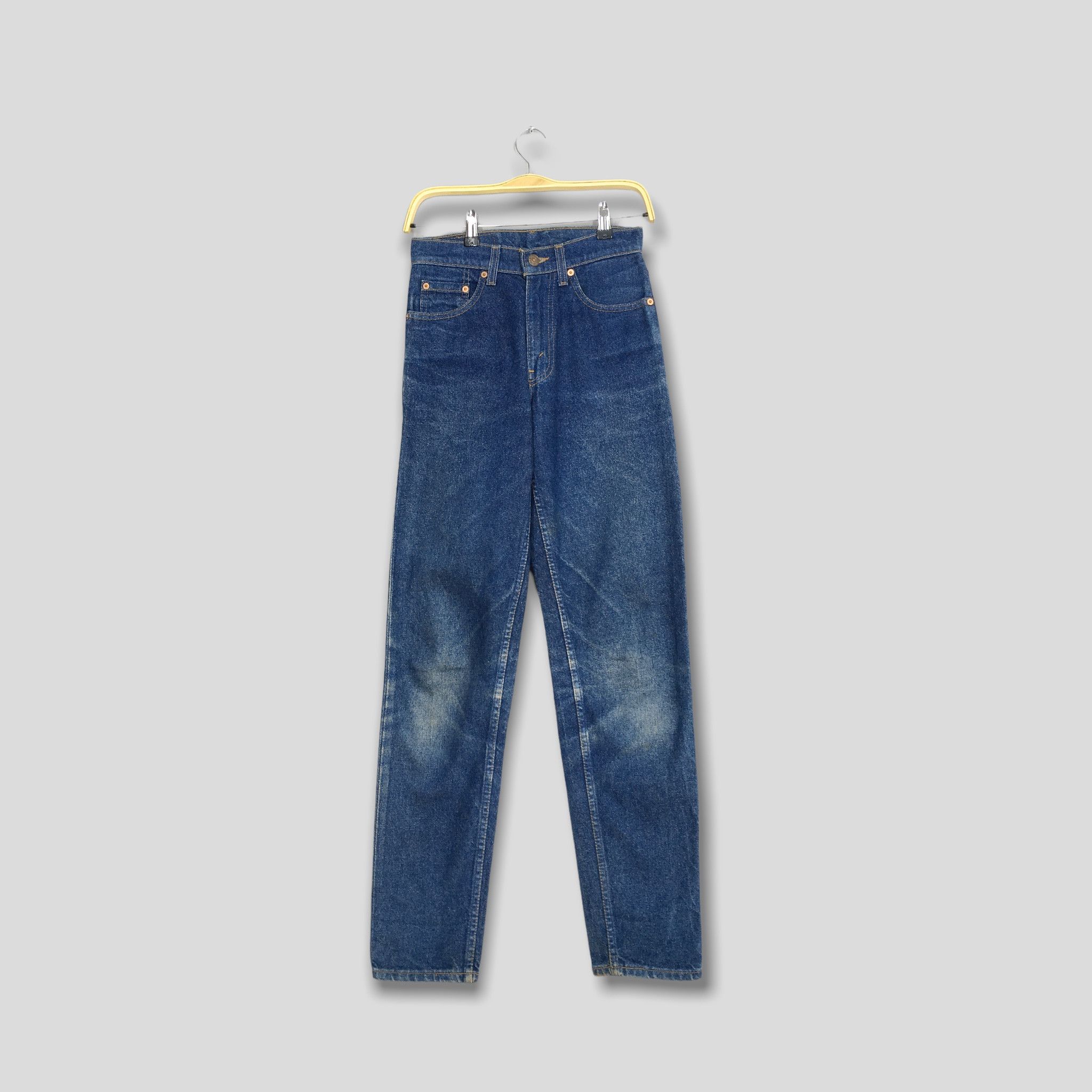 image of Levis x Vintage Levi's 610 Indigo Blue Jeans Slim Fit 26X33, Women's