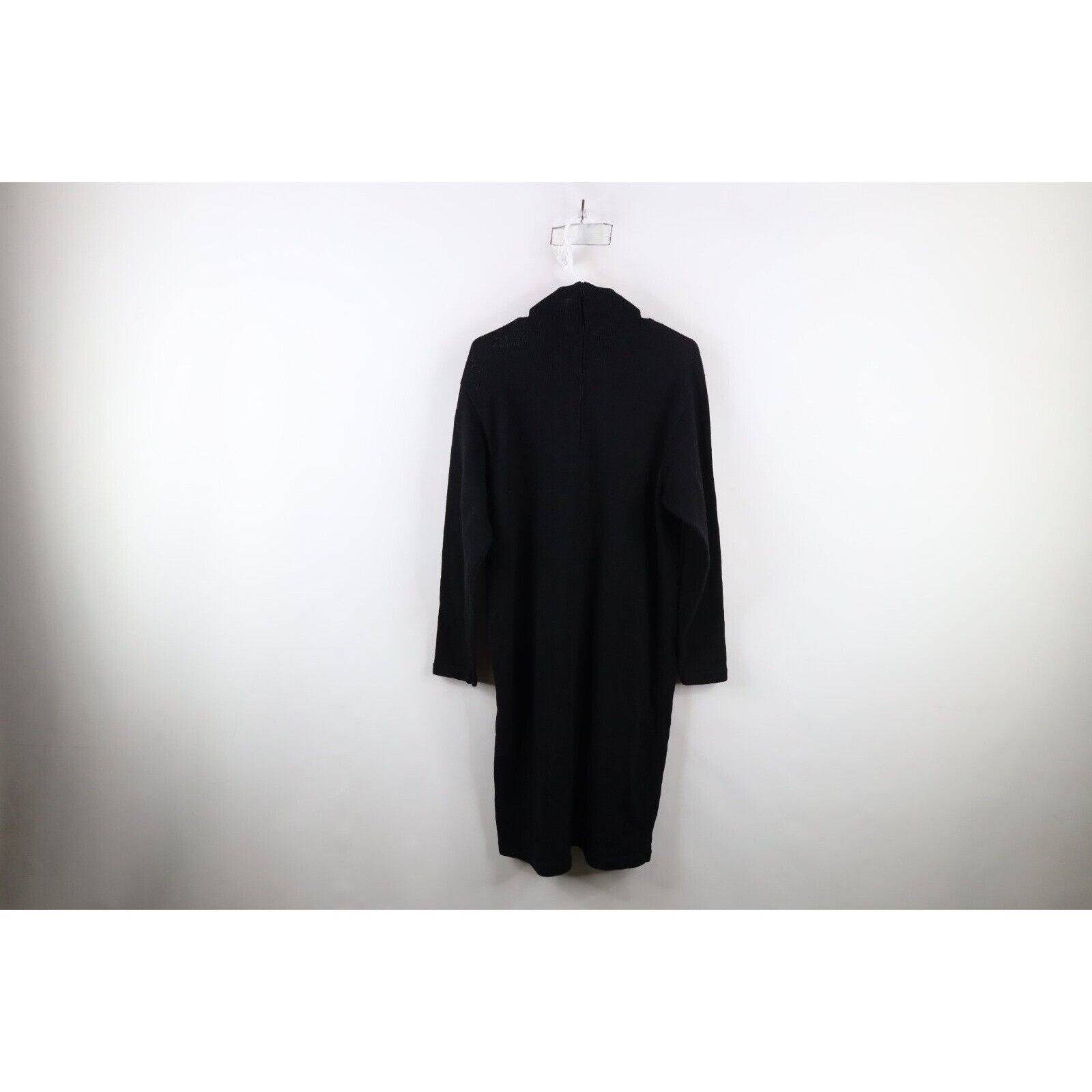 St. John × Vintage Vintage 90s St John Wool Blend Knit Clasp Leopard Dress Size M / US 6-8 / IT 42-44 - 12 Thumbnail
