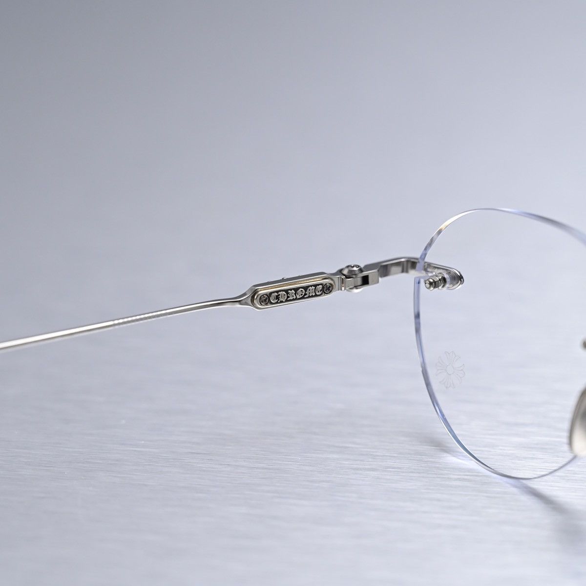 Chrome Hearts CHROME HEARTS SOFFFFFFFFERS I SHINY SILVER GLASSES Size ONE SIZE - 5 Thumbnail
