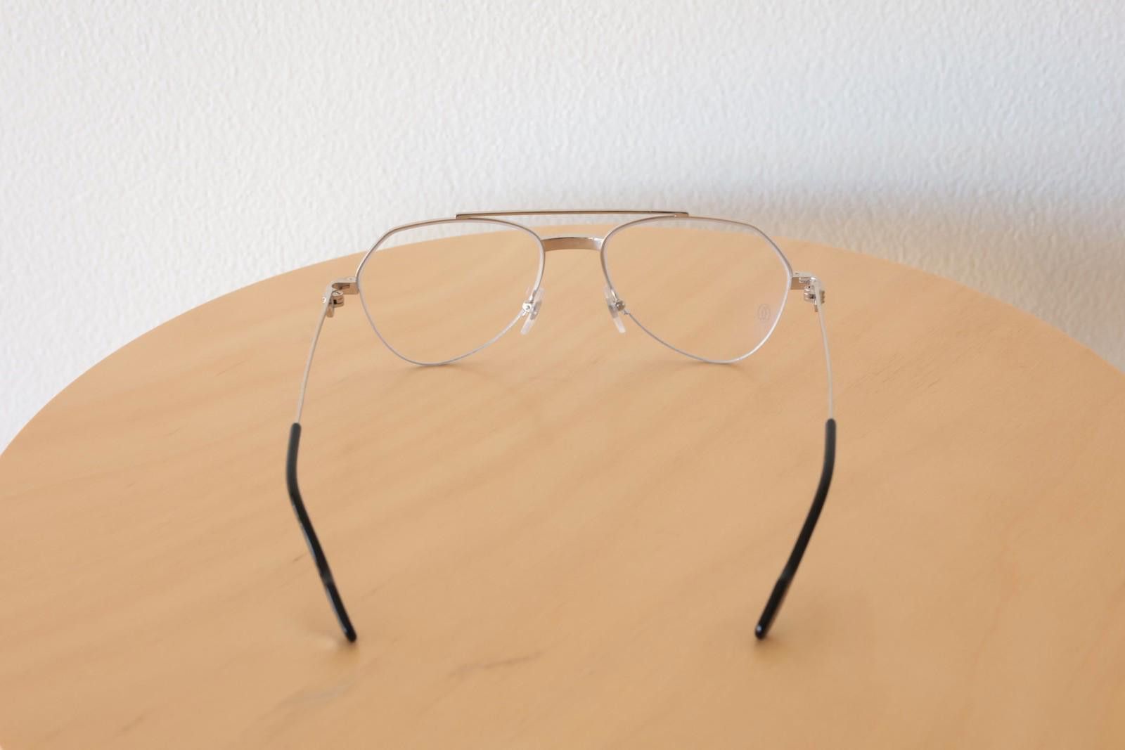 Cartier New Cartier CT0409O 002 silver eyewear eyeglasses titanium Size ONE SIZE - 5 Thumbnail