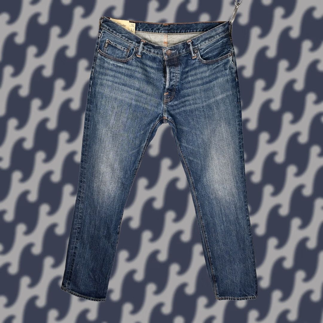 Abercrombie & Fitch Abercrombie & Fitch Jeans Main Selling Point Men Skinny Jeans W36 L32 Blue 100% Cotton 36 32in XS? Size US 36 / EU 52 - 1 Thumbnail