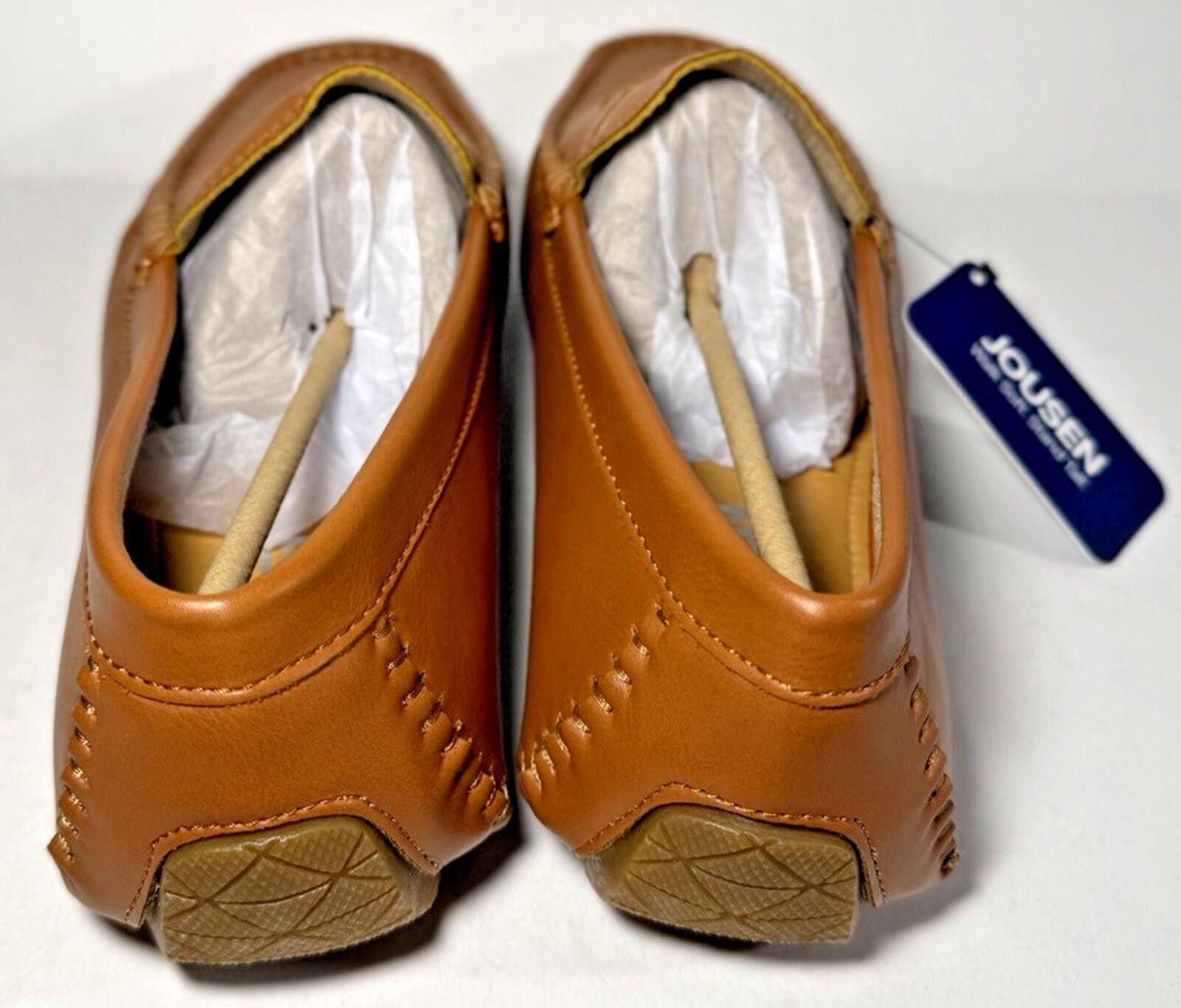 Other JOUSEN Loafers Casual Soft Penny Boat Shoes Brown AMY802A Size US 11 / EU 44 - 4 Thumbnail