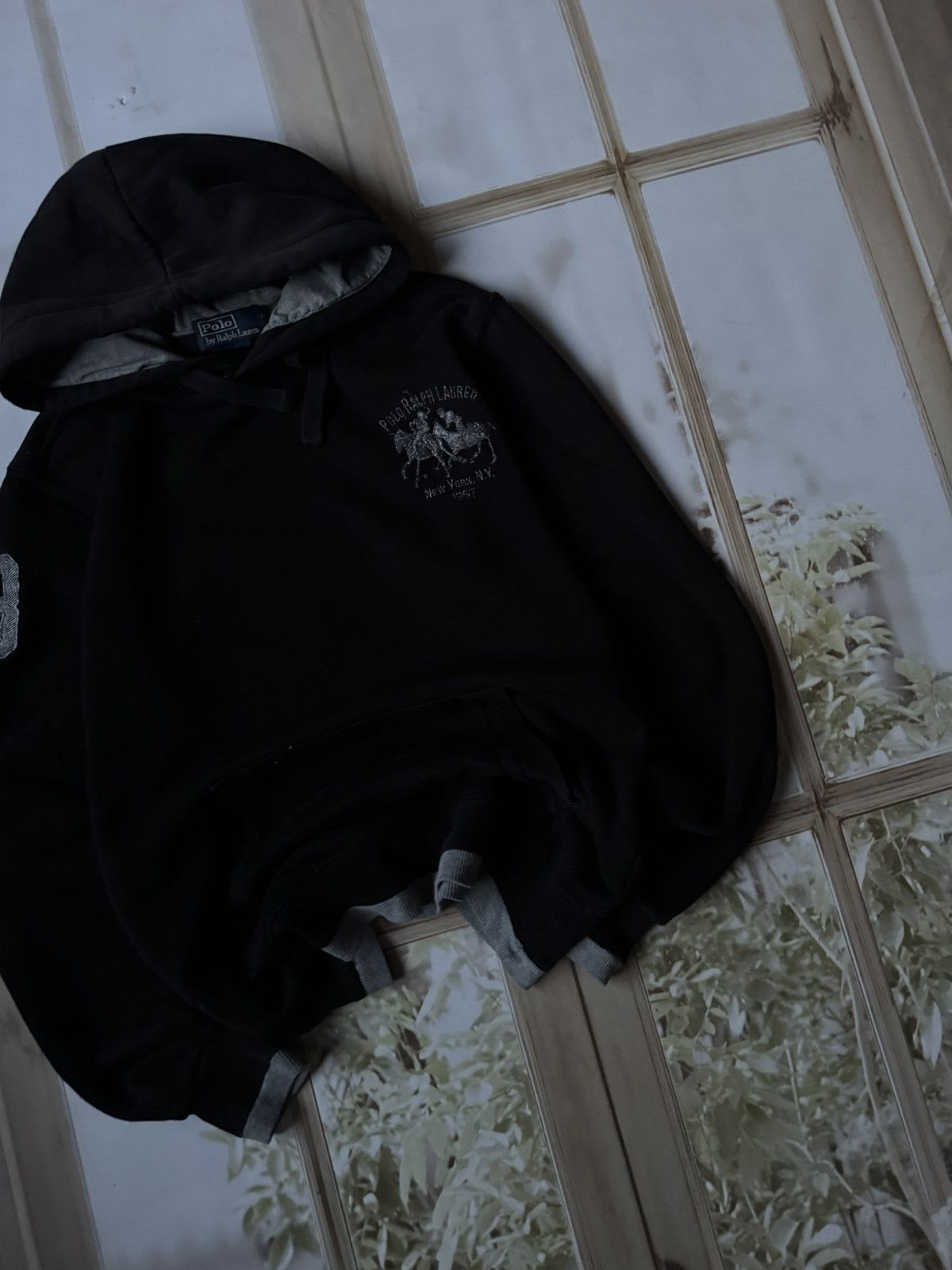 Polo Ralph Lauren VINTAGE Polo Ralph Lauren "3" Big Pony Hoodie - - Y2K RL Size US M / EU 48-50 / 2 - 2 Thumbnail