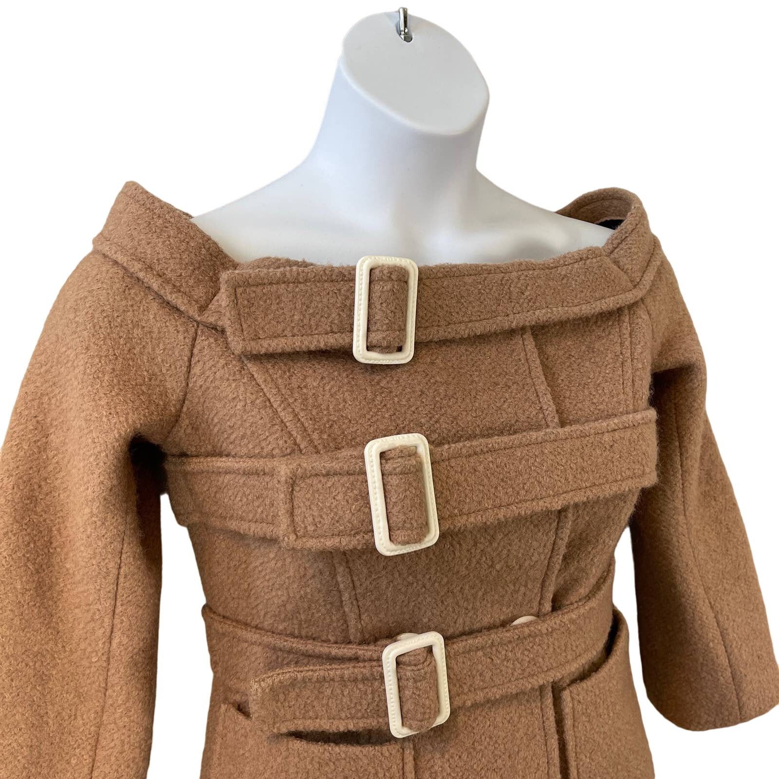 Other Quaint by Durlana Quantas Wool Bouclé Coat Size 38 Size S / US 4 / IT 40 - 2 Thumbnail