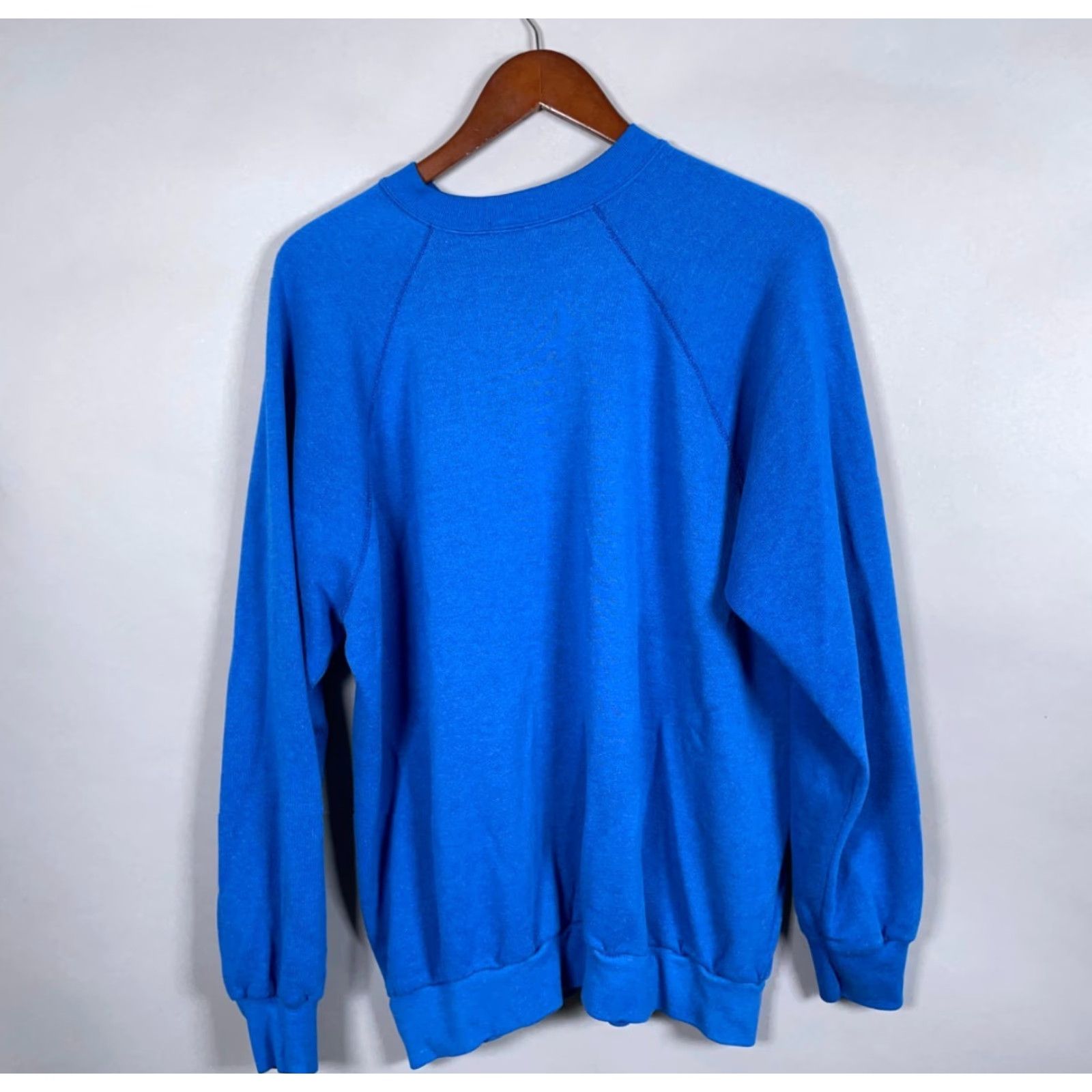 Vintage VINTAGE 90s Adventures of Cactus Jacket Sweatshirt Raglan Sleeves Blue Adult Large Mens Sweatshirt Size US L / EU 52-54 / 3 - 2 Thumbnail