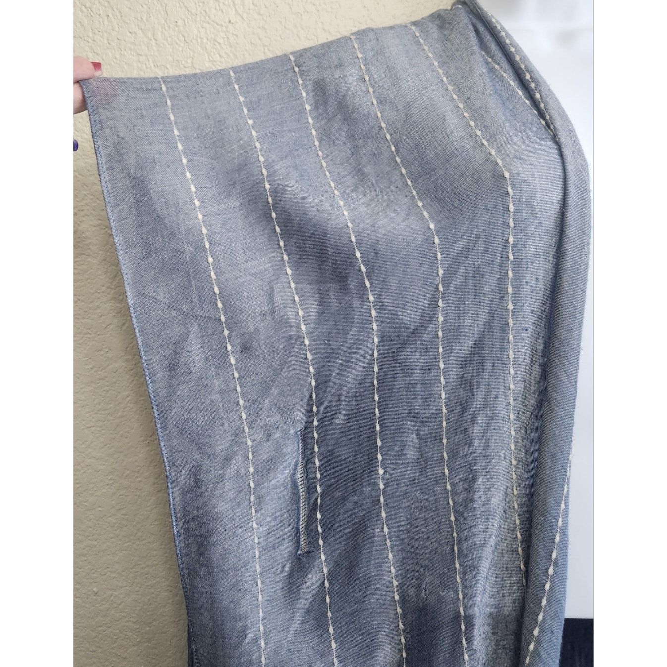 Other Do Everything In Love Blue Cardigan One Size Frayed Hem Size ONE SIZE - 3 Thumbnail