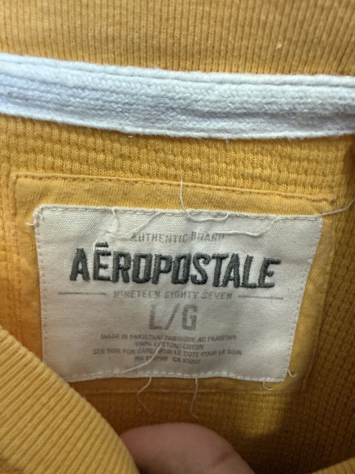 Aeropostale Vintage aeropstale waffleknit longsleeve Size US L / EU 52-54 / 3 - 2 Thumbnail
