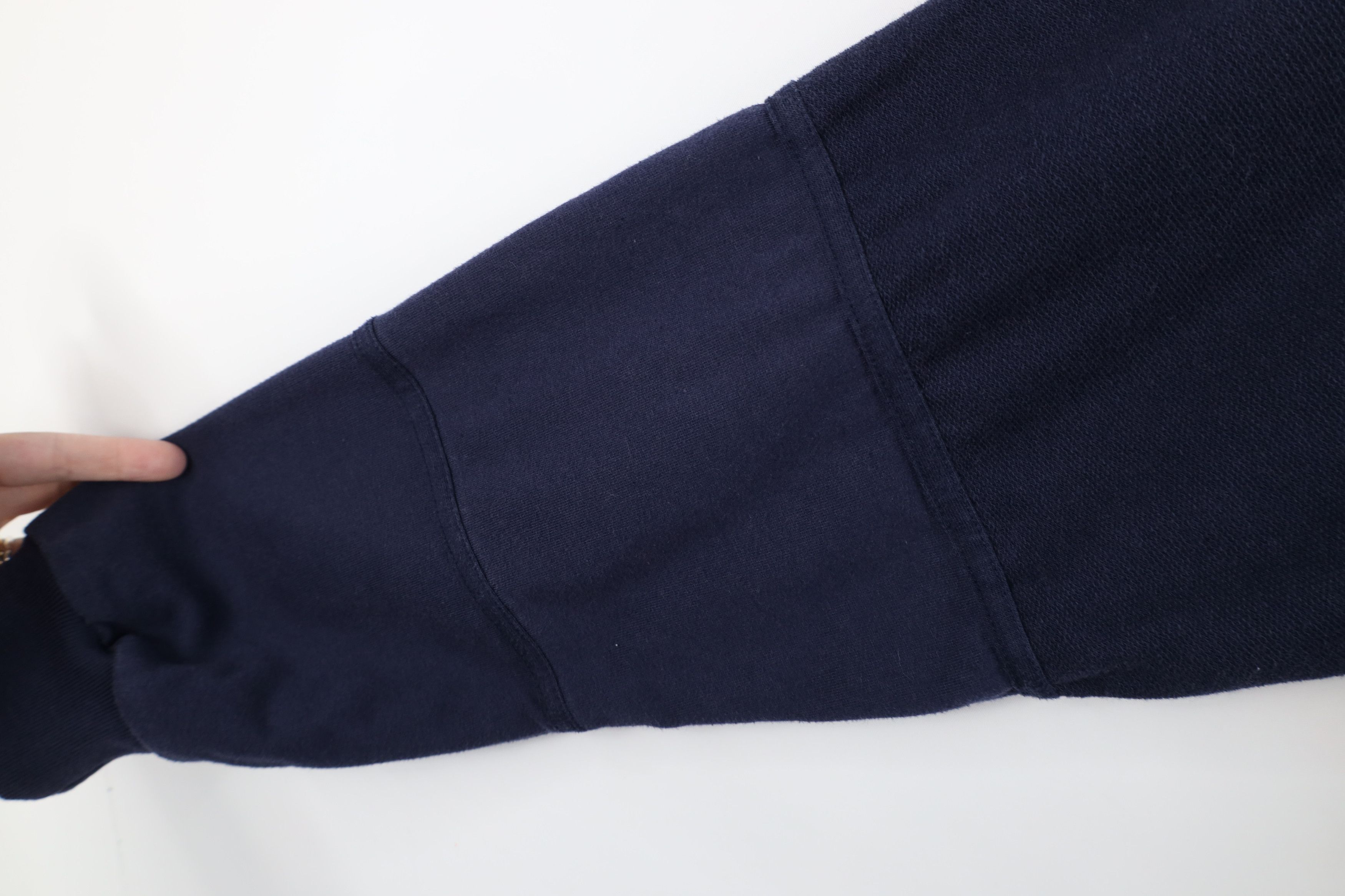 Vintage Vintage 90s Streetwear Long Sleeve Rugby Polo Navy Size US L / EU 52-54 / 3 - 8 Thumbnail
