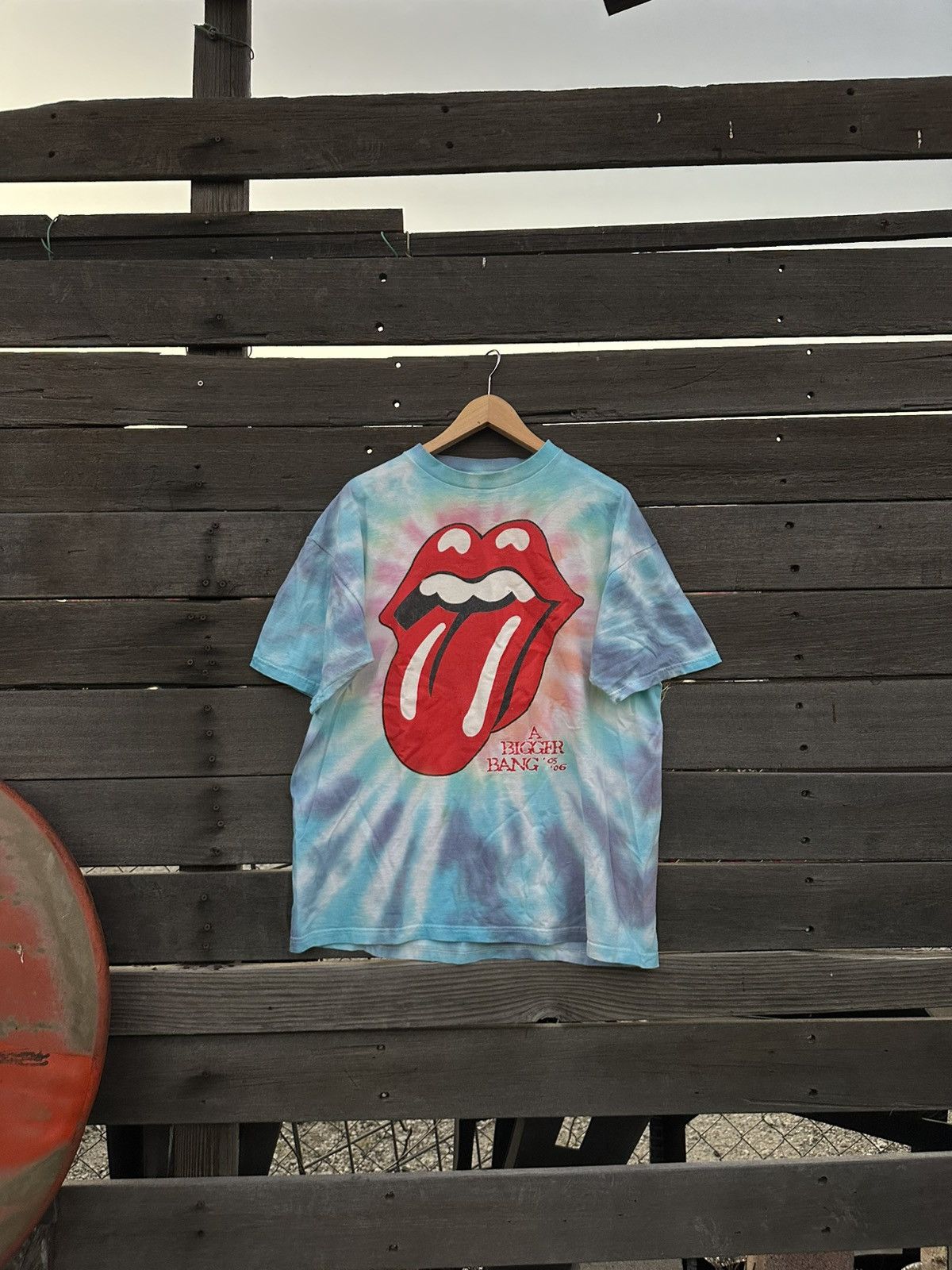 Band Tees Vintage Rolling Stones A Bigger Bang Tye-Dye T-shirt Size US XL / EU 56 / 4 - 2 Thumbnail