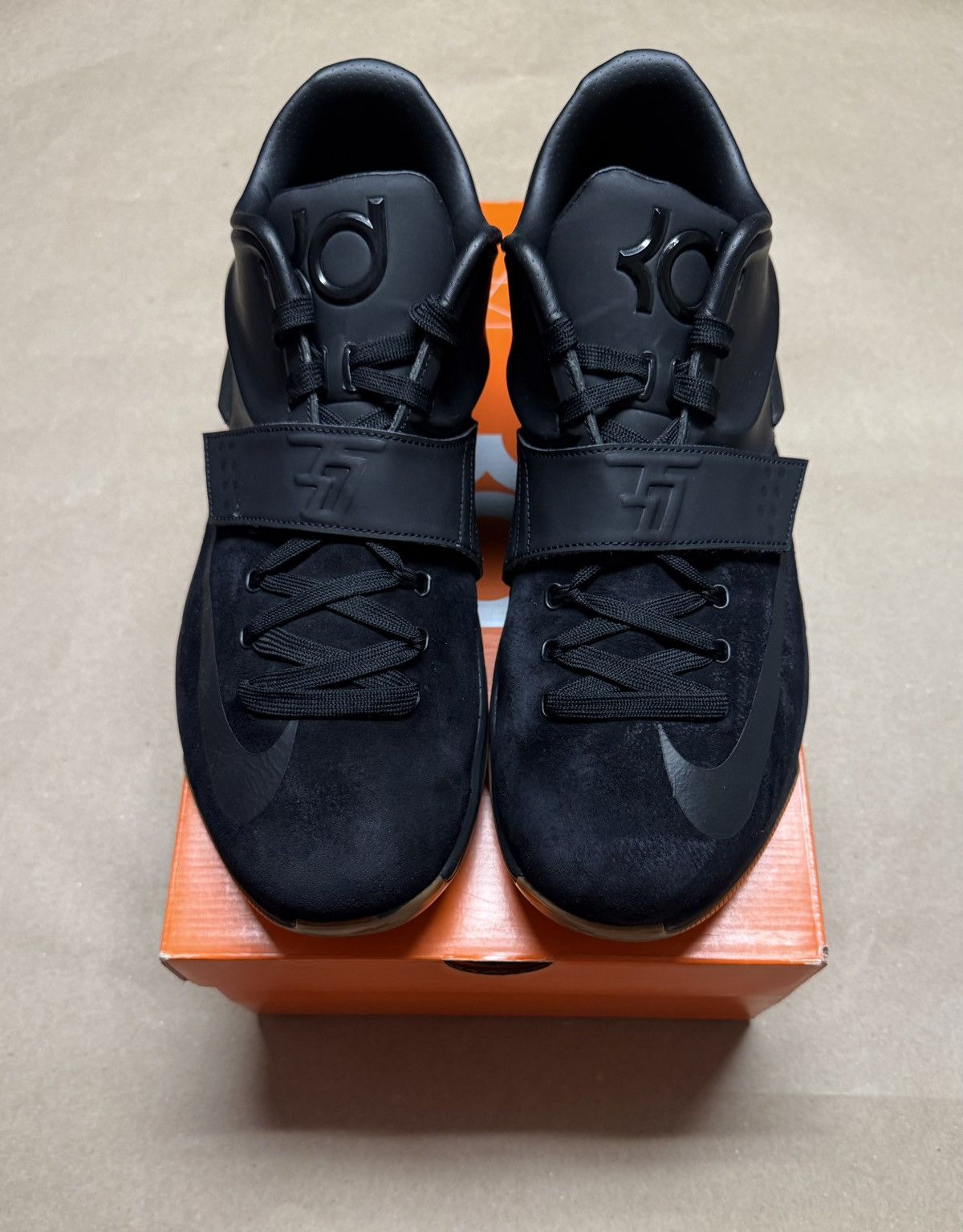 Nike Nike Zoom KD 7 EXT Suede QS Black Kevin Durant Mens size 14 Size US 14 / EU 47 - 3 Thumbnail