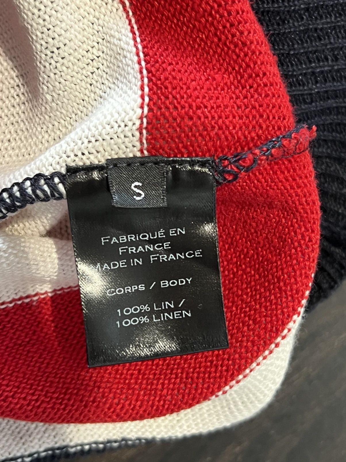 Balmain Balmain Distressed American Flag Wool Sweater Size US S / EU 44-46 / 1 - 7 Thumbnail