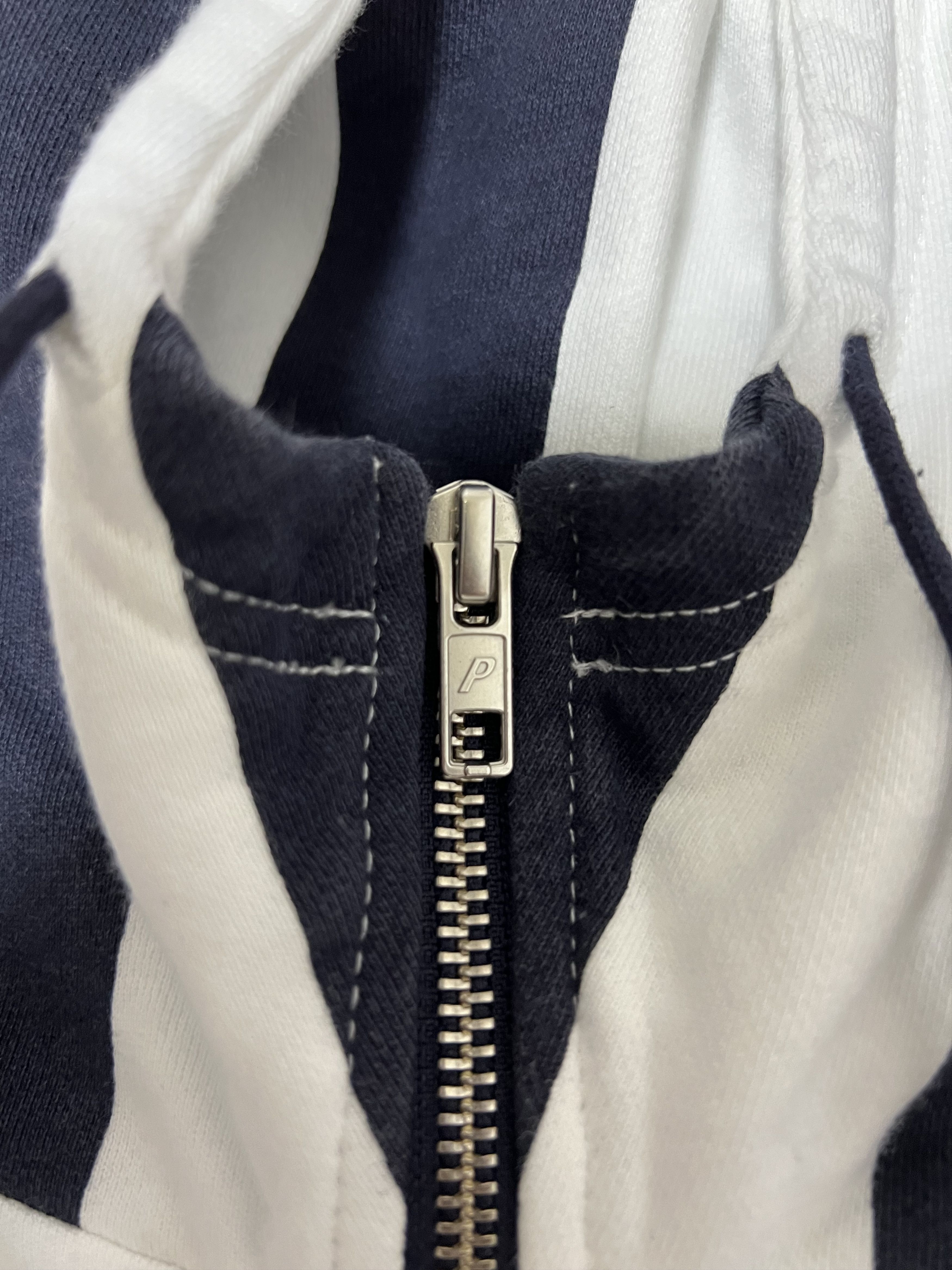 Palace 💚 2019 Palace TRI-STRIPE-ZIP Hoodie Navy Medium NEW Size US M / EU 48-50 / 2 - 7 Thumbnail