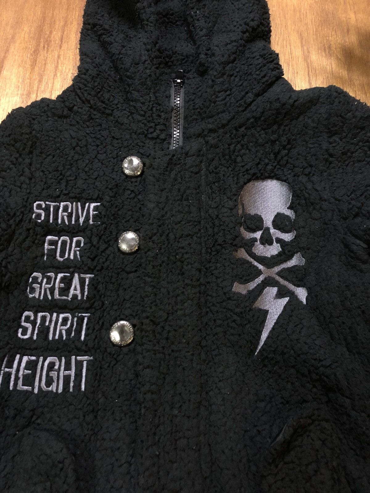 Japanese Brand × Seditionaries Ghost Of Harlem Fur Zipper Hoodie Jacket Size US XS / EU 42 / 0 - 7 Thumbnail