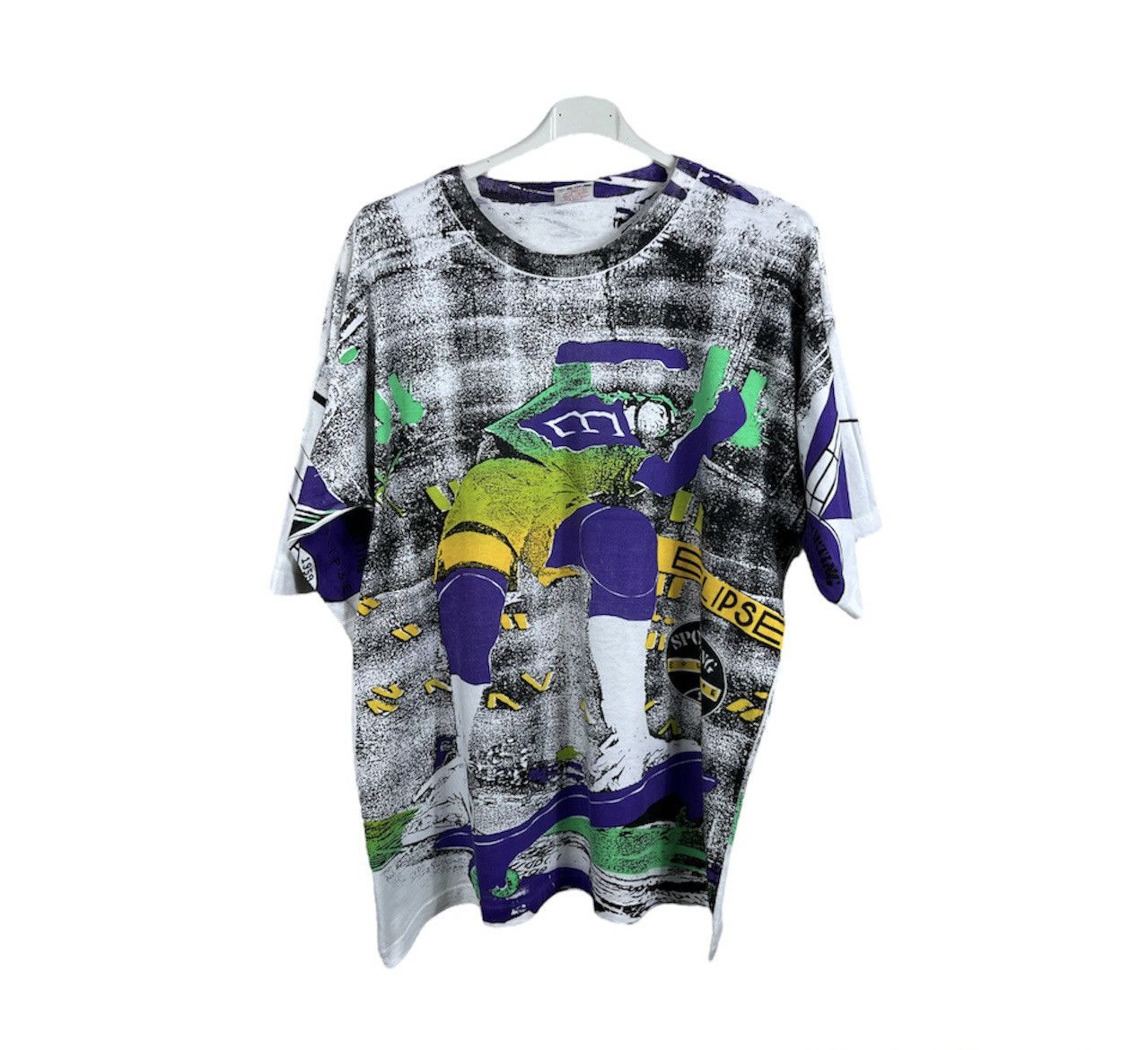 image of Eclipse Sporting 1959 Full Print Art T-Shirt Retro, Men's (Size Large)