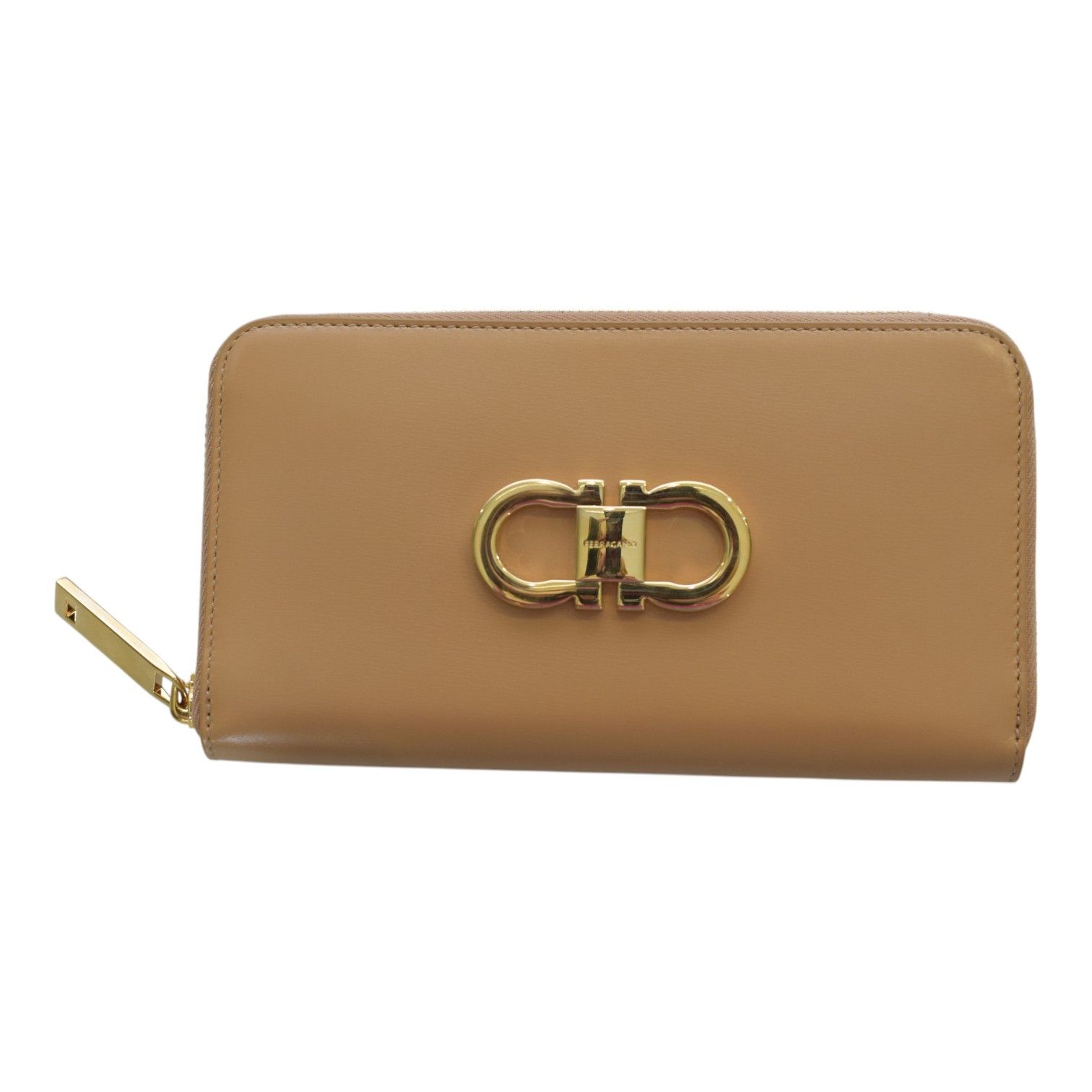 Salvatore Ferragamo Salvatore Ferragamo Gancini leather wallet gold logo Size ONE SIZE - 3 Thumbnail