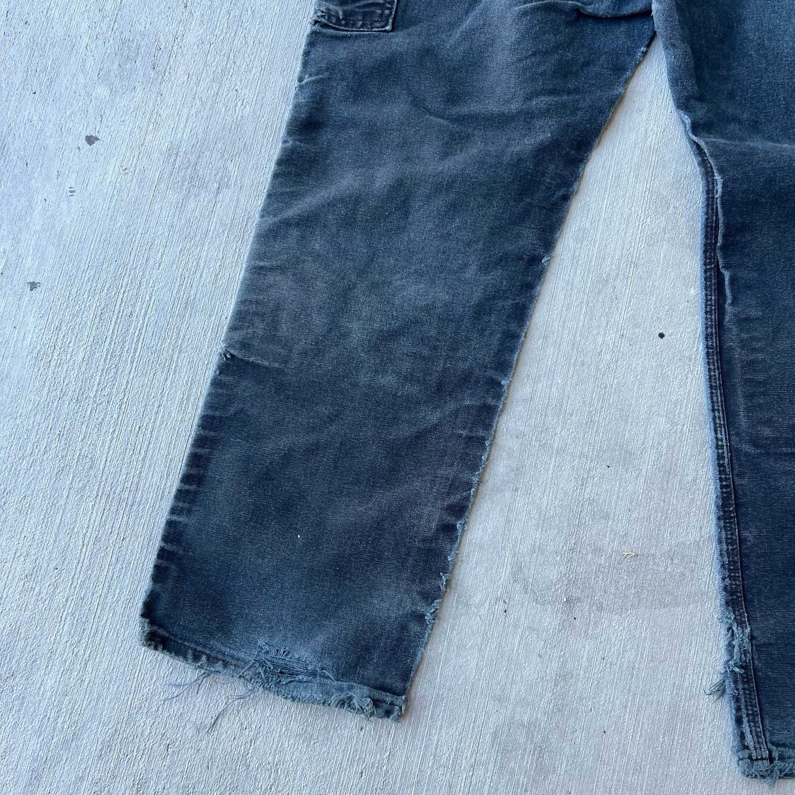 Carhartt × Vintage Carhartt black faded double knee work wear carpenter pants Size US 29 - 12 Thumbnail