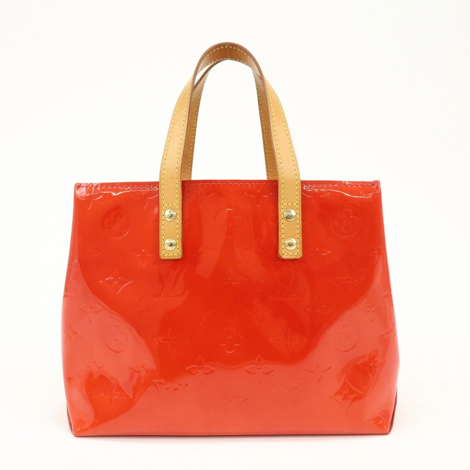 Louis Vuitton Louis Vuitton Monogram Vernis Lead PM Tote Red Size ONE SIZE - 2 Thumbnail