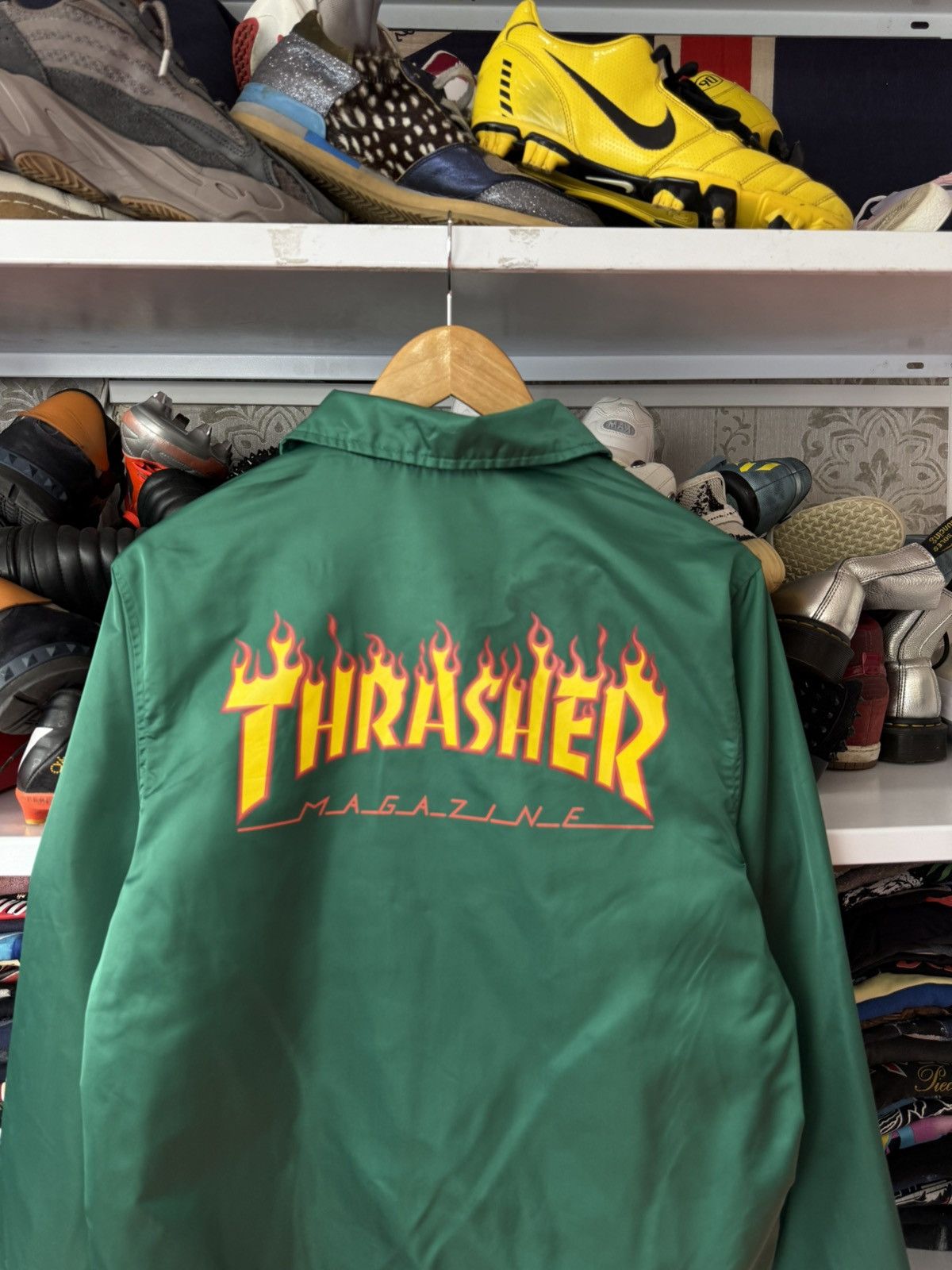 Thrasher VINTAGE THRASHER COACH JACKET SK8 Rare Size US S / EU 44-46 / 1 - 2 Thumbnail