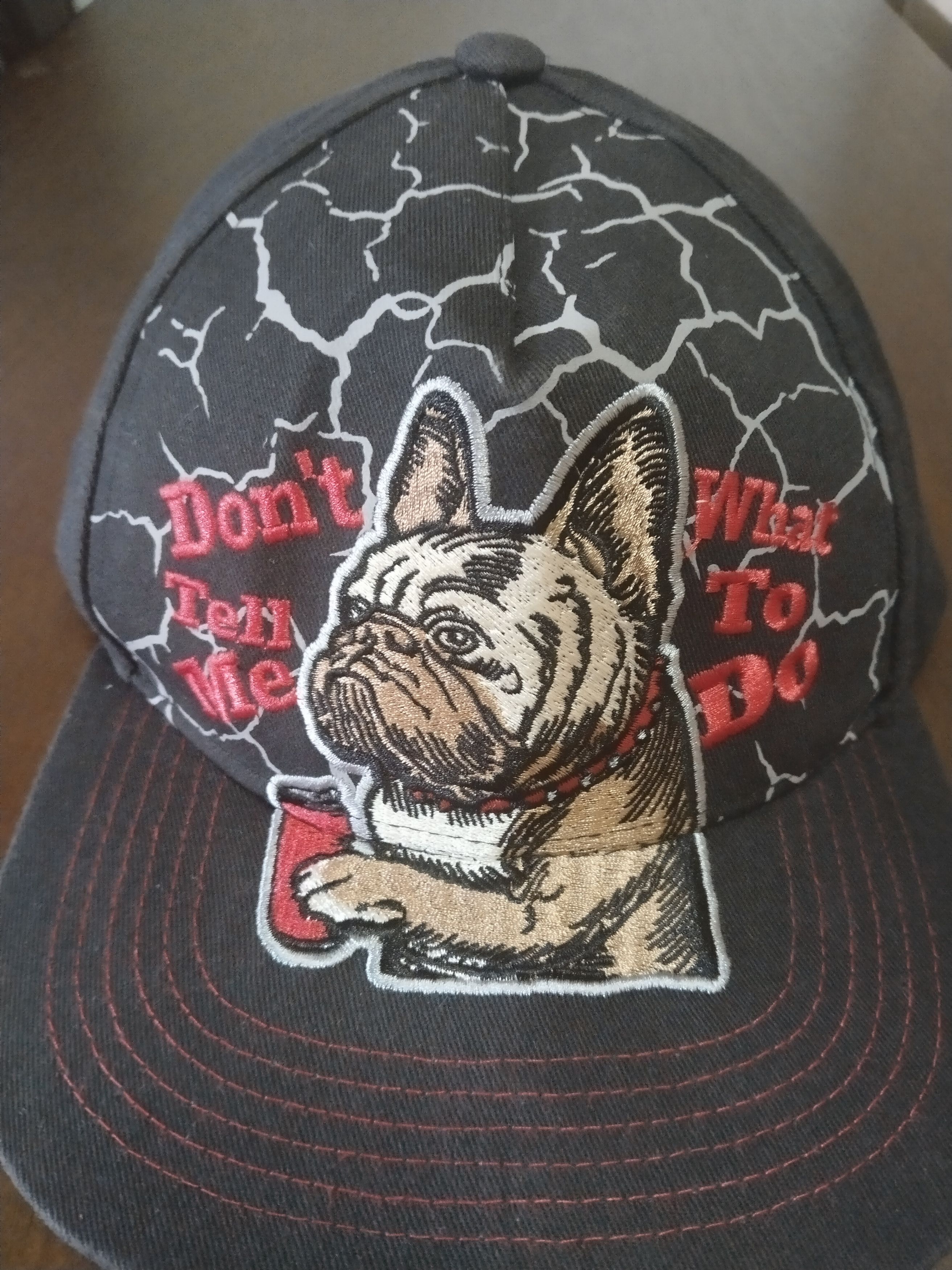 The Unbranded Brand THE EMBROIDERY BULLDOG CAP ADJUSTABLE SNAPBACK Size ONE SIZE - 6 Thumbnail