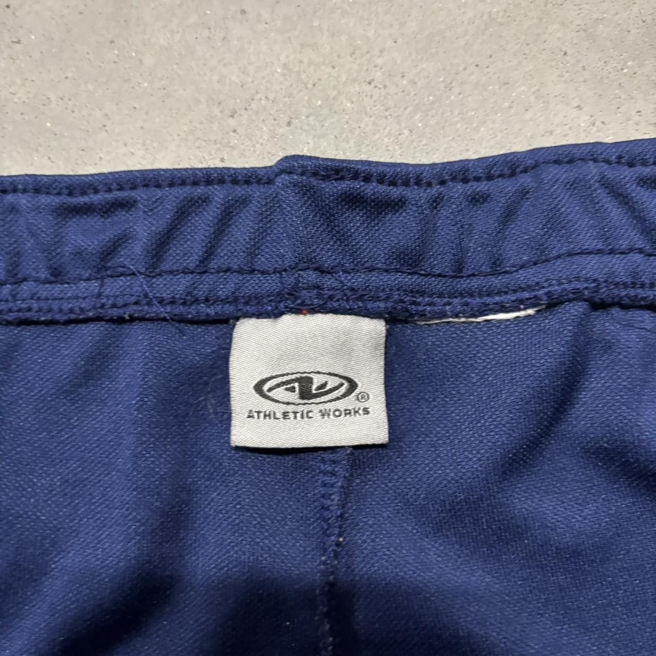 Japanese Brand × Vintage Crazy Vintage Y2K/2000s Baggy Blue Striped Streetwear Track Pants! Size US 34 / EU 50 - 5 Thumbnail