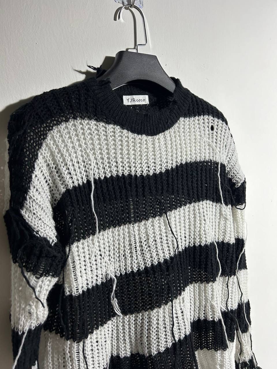 Seditionaries Destroyed Knit Sweater Grunge IfSixWasNine Balenciaga Style Size US M / EU 48-50 / 2 - 2 Thumbnail