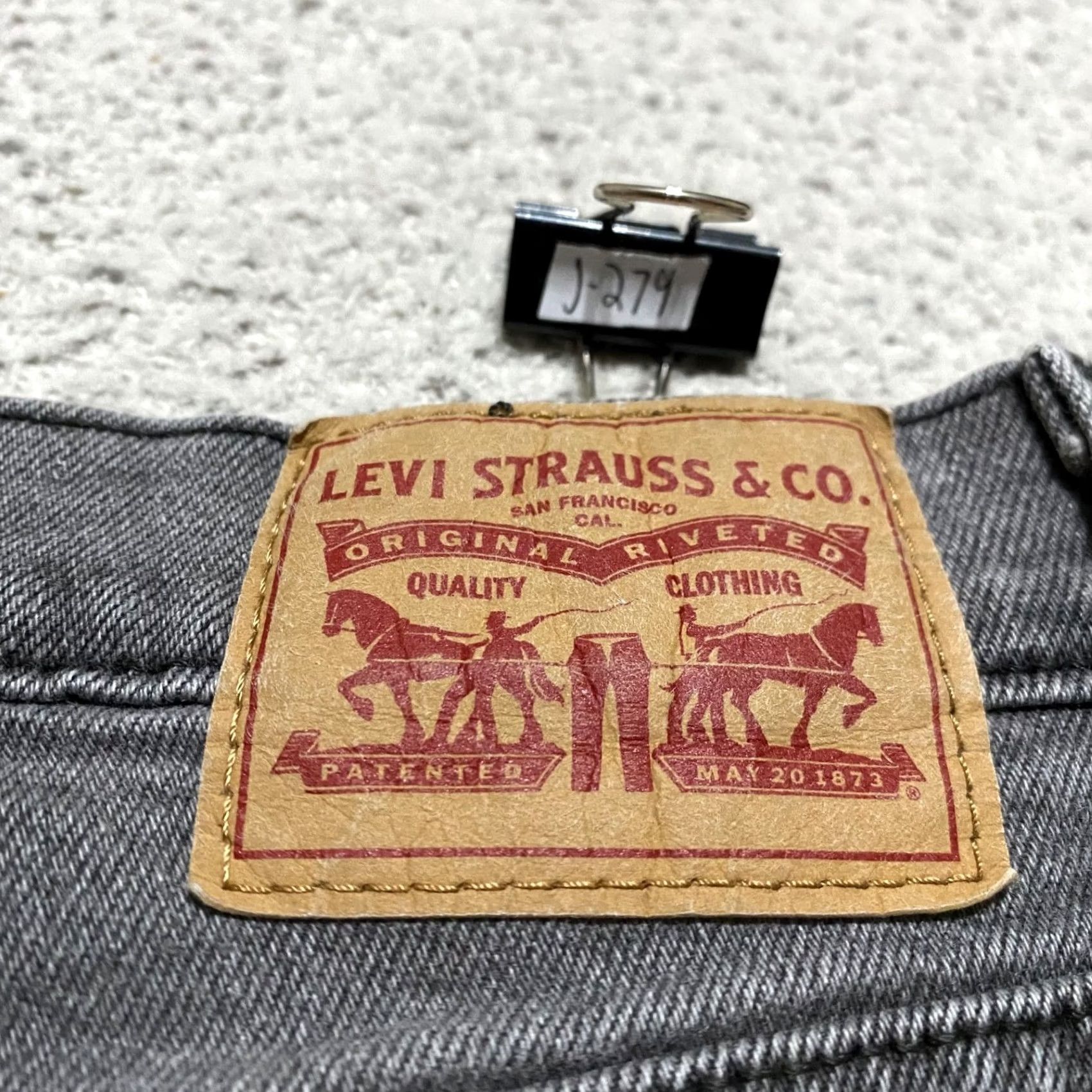Levi's Levi's Womens Jeans Gray Denim Wedgie Straight Button Fly Medium Wash 90s Size 28" / US 6 / IT 42 - 3 Thumbnail