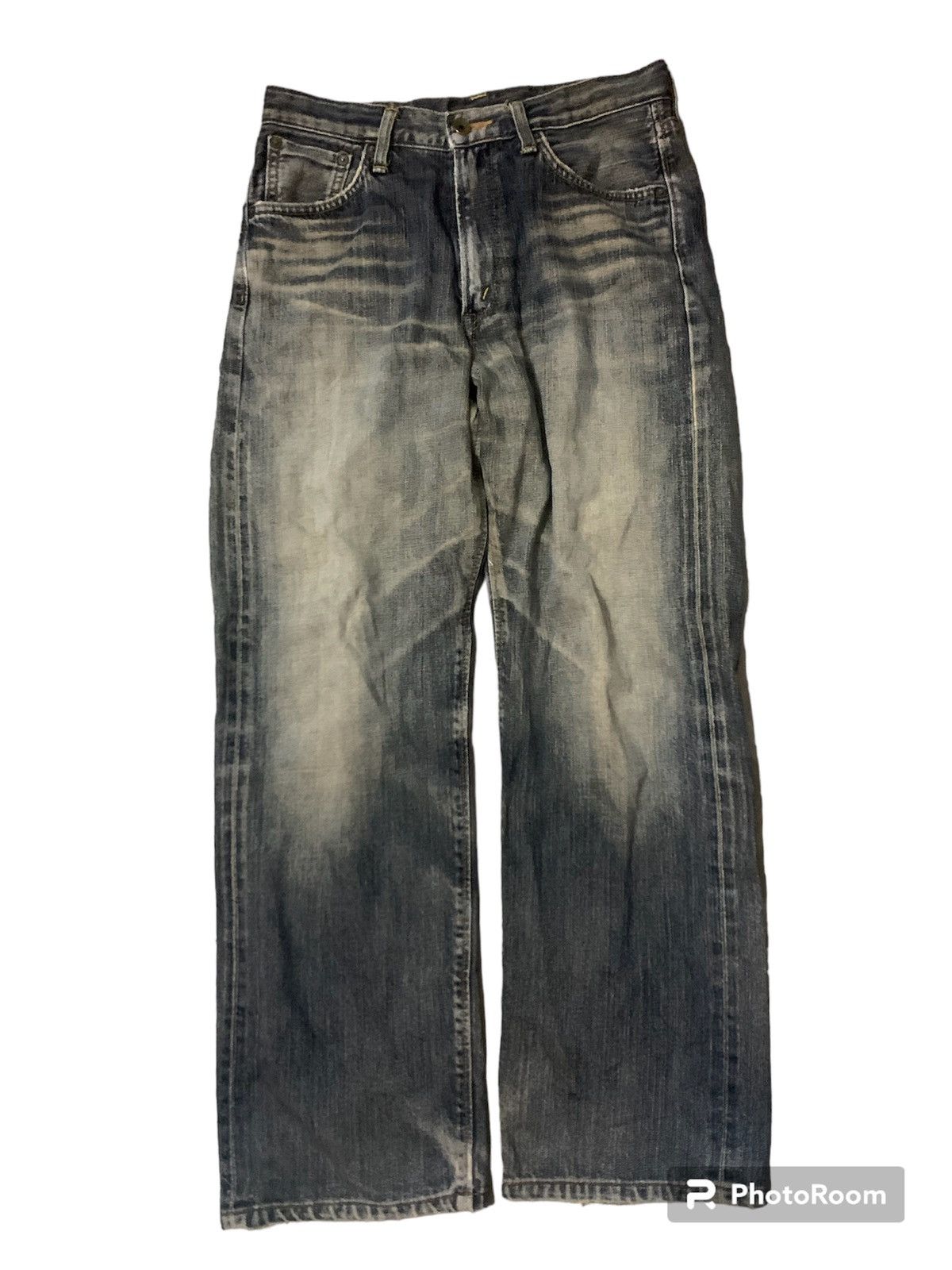 Edwin × If Six Was Nine × Japanese Brand Edwin Distressed Selvedge Denim Flare Jeans Size US 30 / EU 46 - 1 Thumbnail