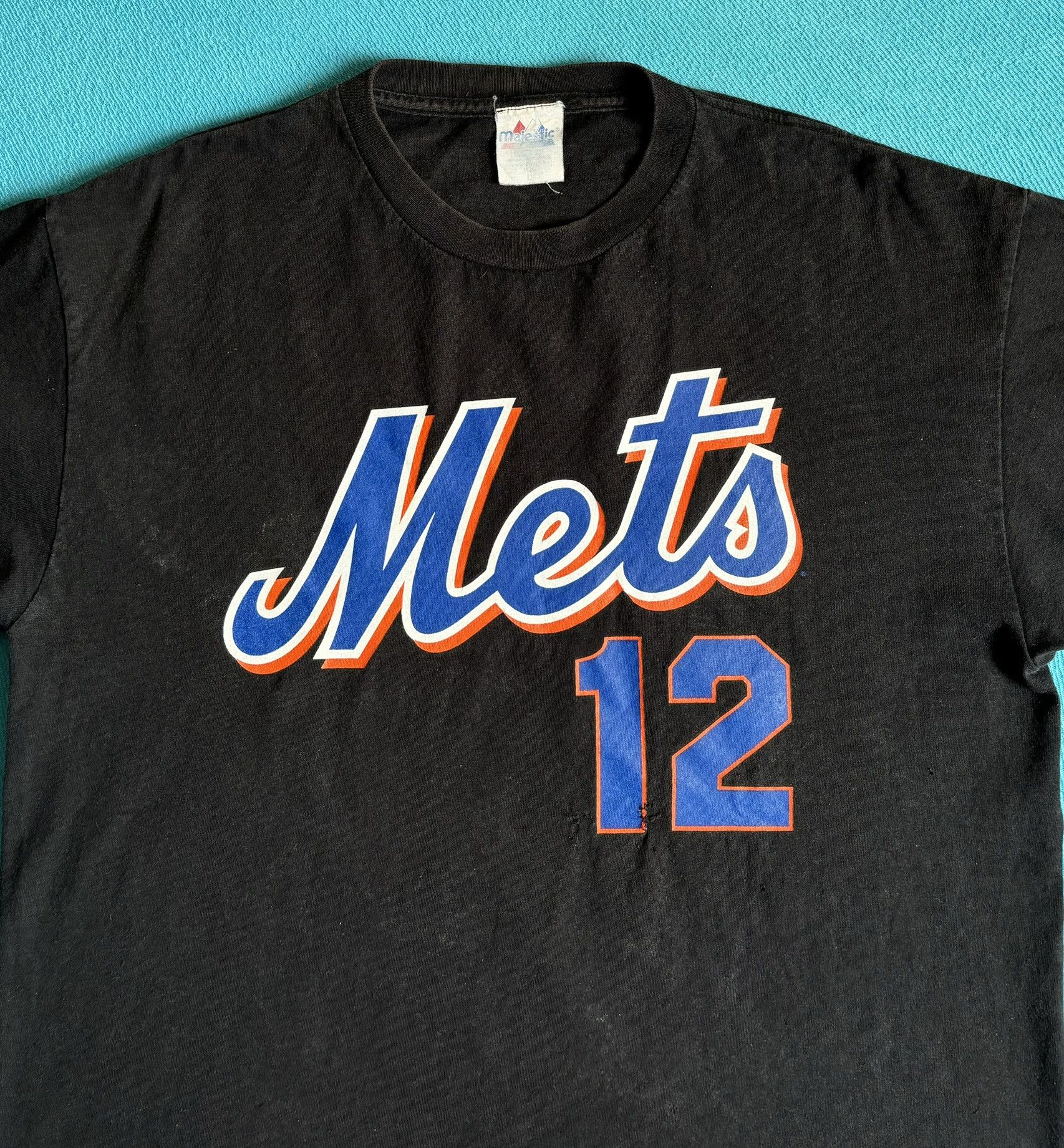 Majestic New York Mets Alomar 12 Majestic MLB Size Jersey. L Size US L / EU 52-54 / 3 - 6 Thumbnail