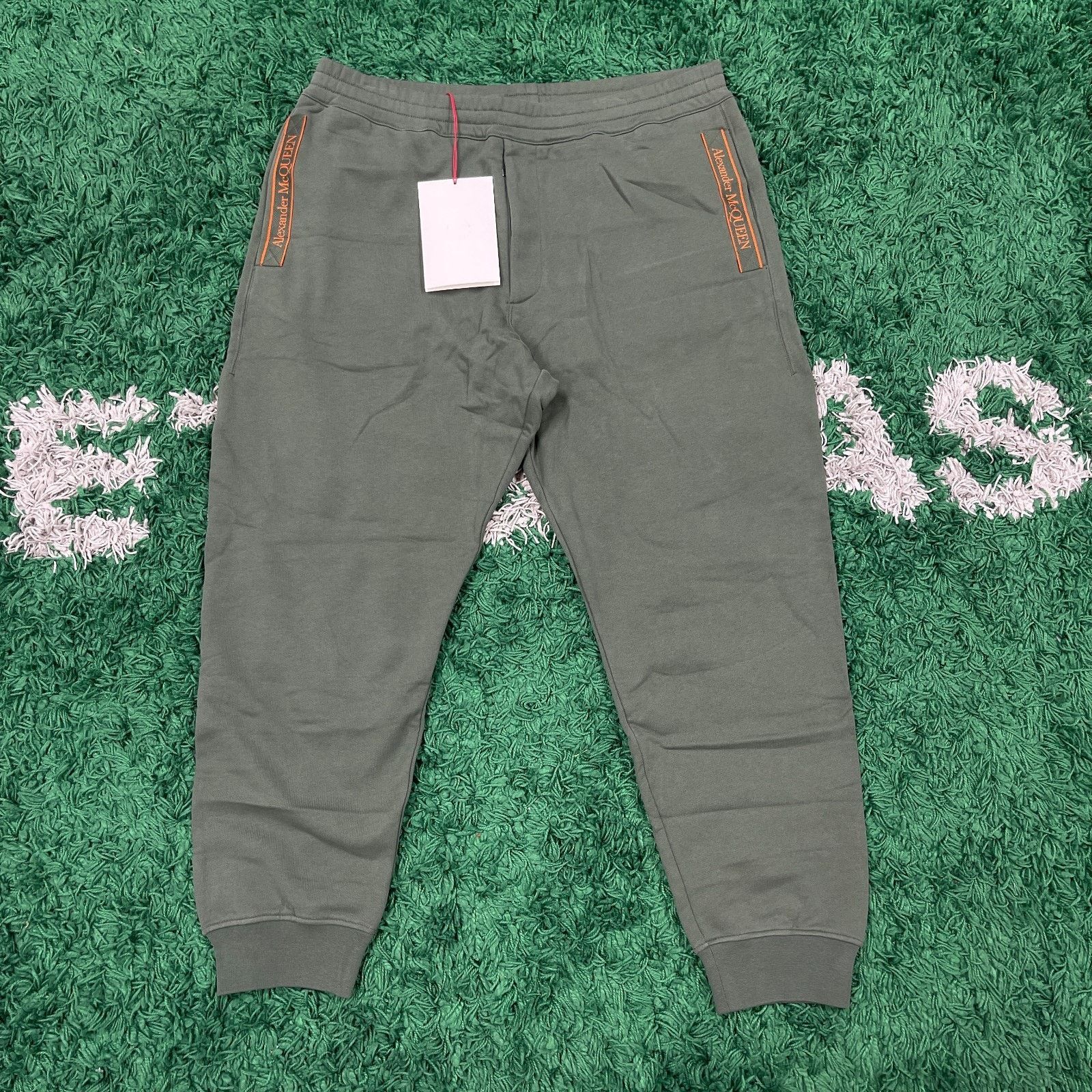 Alexander McQueen New Alexander McQueen slim fit cotton track sweat pants Size US 36 / EU 52 - 1 Thumbnail
