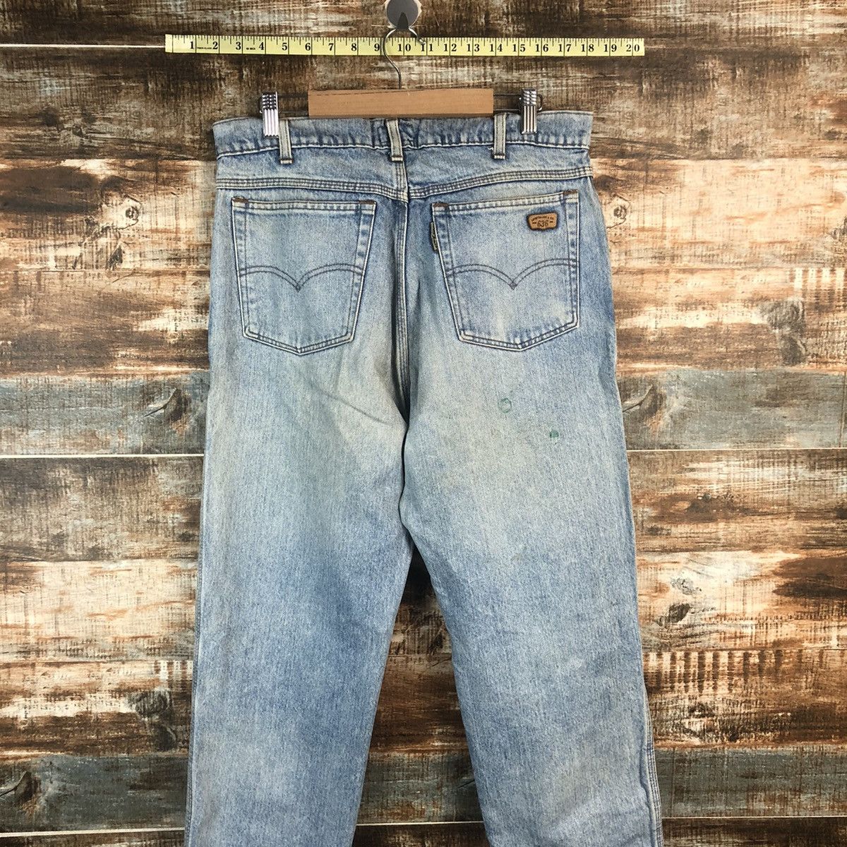 Levi's DLL Levis 636 Vintage faded Blue Denim Pants #C008 Size US 33 - 15 Thumbnail
