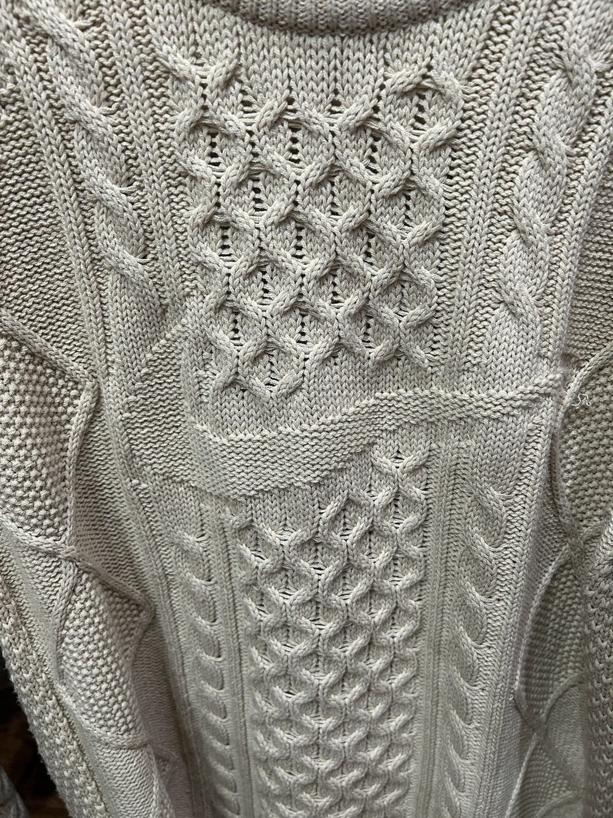 Jordan Brand × Nike Nike Cable knit Crewneck sweater🔥🔥 Size US L / EU 52-54 / 3 - 2 Thumbnail