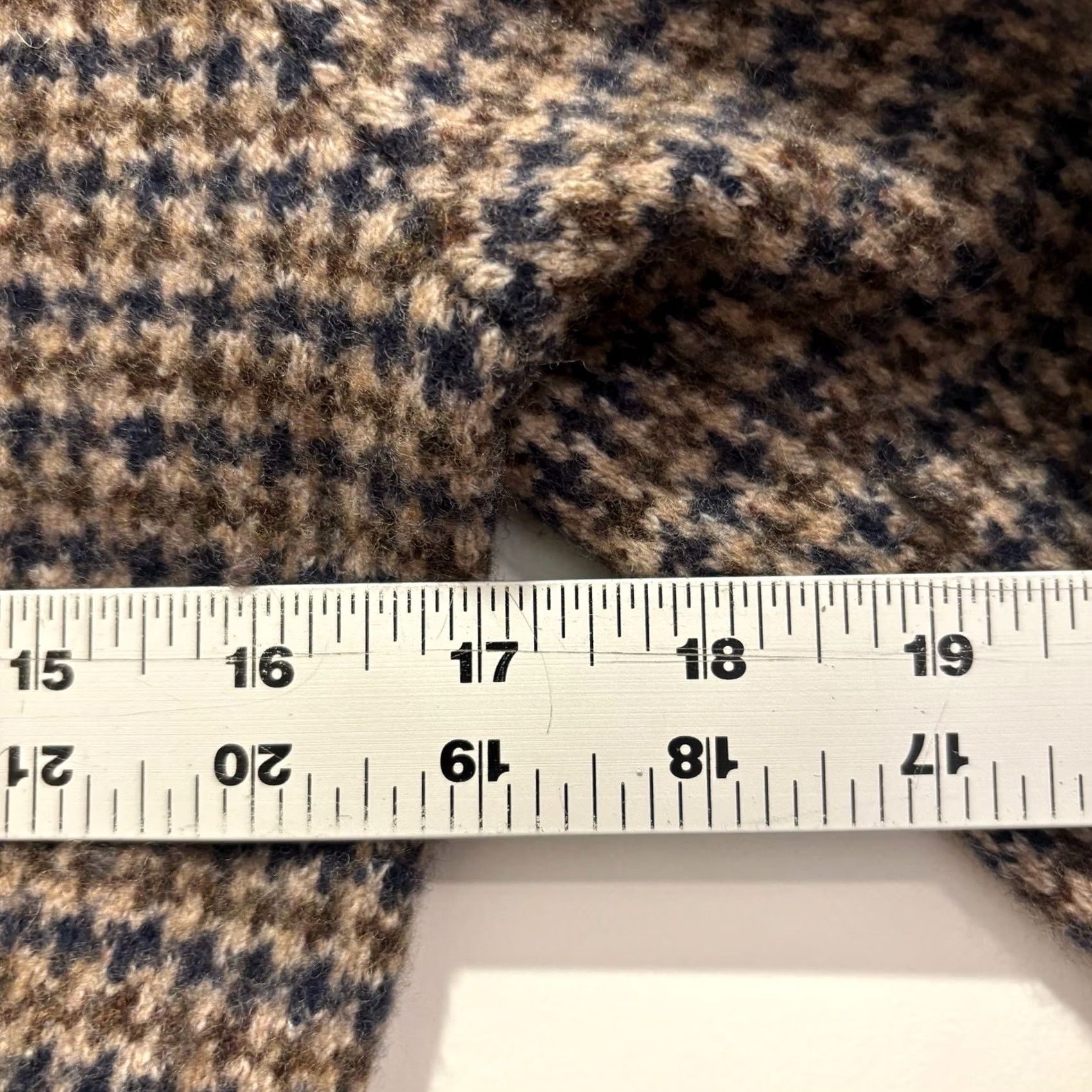 J.Crew J.Crew Sweater Houndstooth Crewneck Brown Navy Blue S Size S / US 4 / IT 40 - 5 Thumbnail