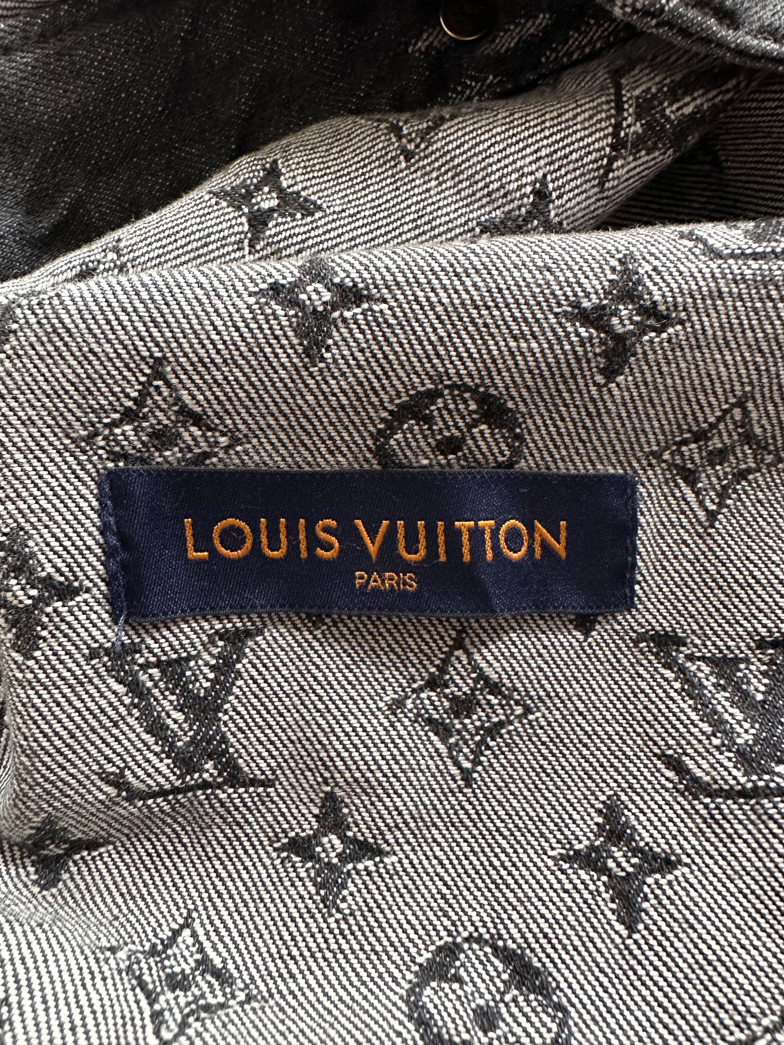 Louis Vuitton Louis Vuitton Nigo Grey Monogram Denim Jacket Size US L / EU 52-54 / 3 - 5 Thumbnail
