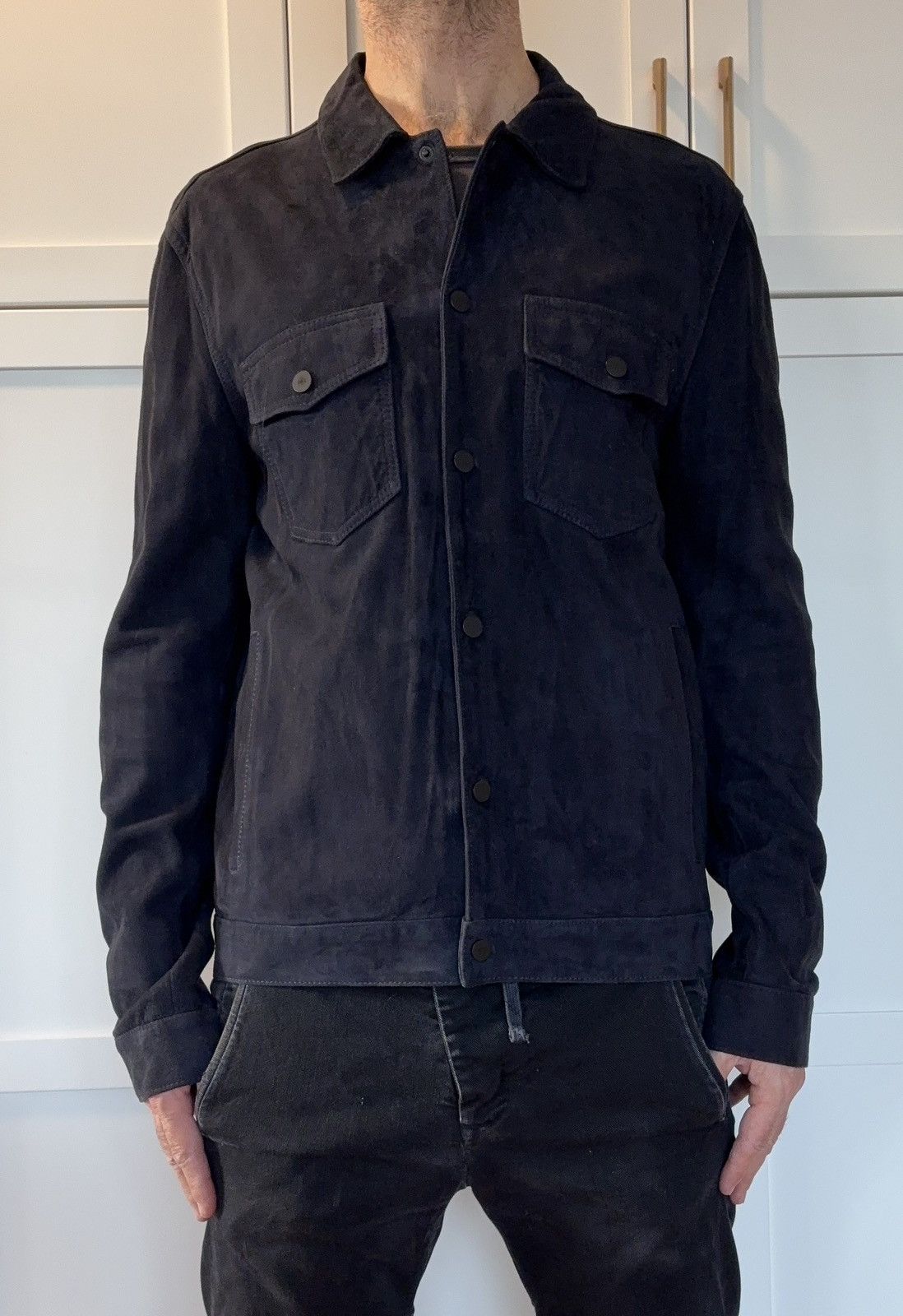 Tom Ford ARI SOHO Suede Collin Jacket $2,995 Retail Size US M / EU 48-50 / 2 - 1 Thumbnail