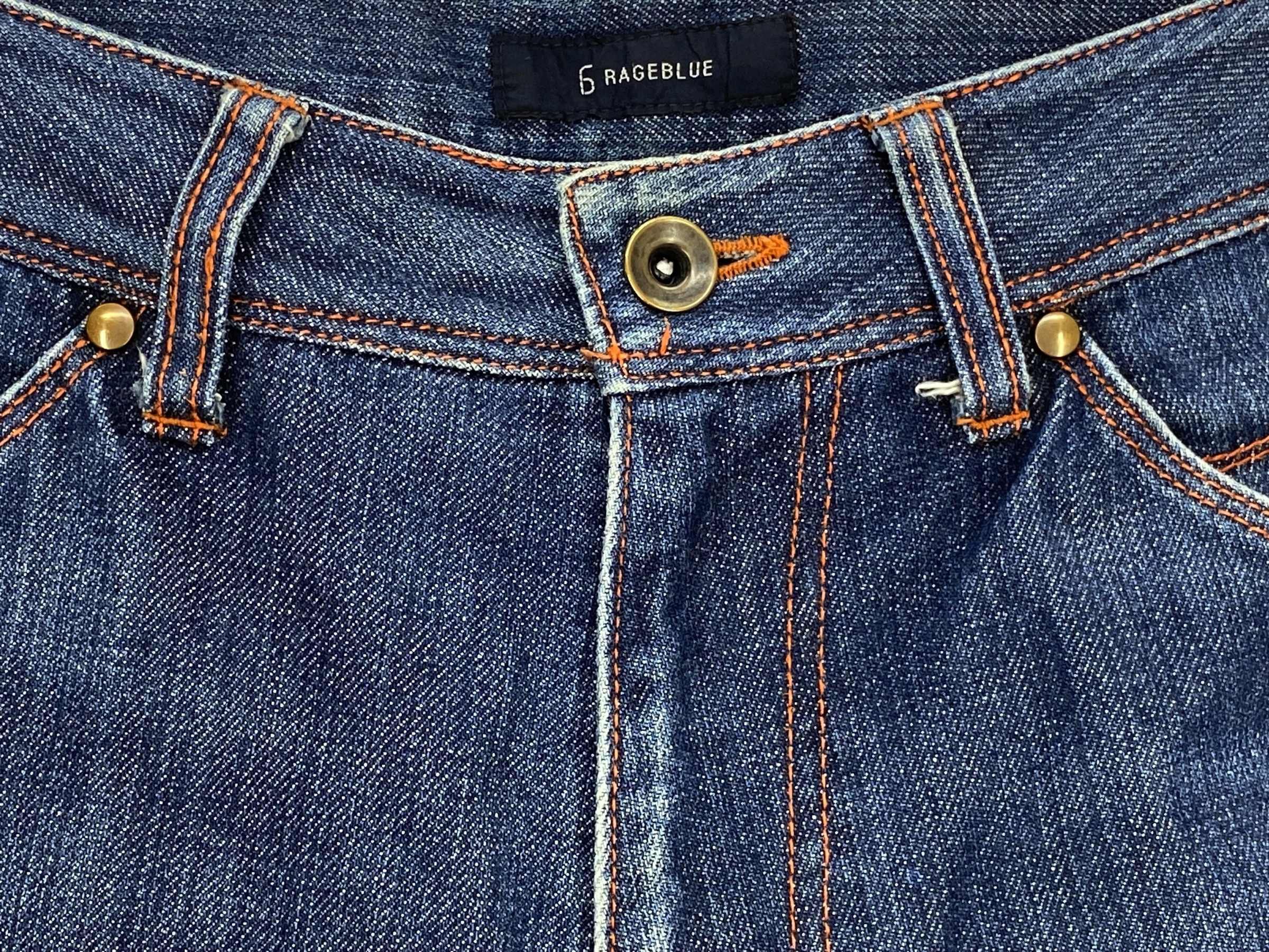 Japanese Brand Rageblue Japan Denim Japanese Brand Hickory Workwear Denim Size US 30 / EU 46 - 11 Thumbnail