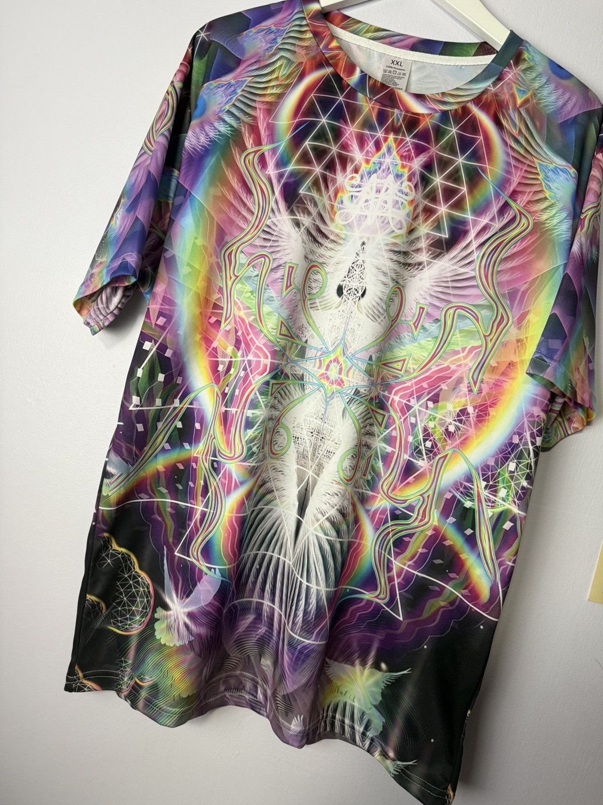 Other Custom 1of1 DMT Psychedelic Religious Jesus Tee Angles 🌈 Size US XXL / EU 58 / 5 - 2 Thumbnail
