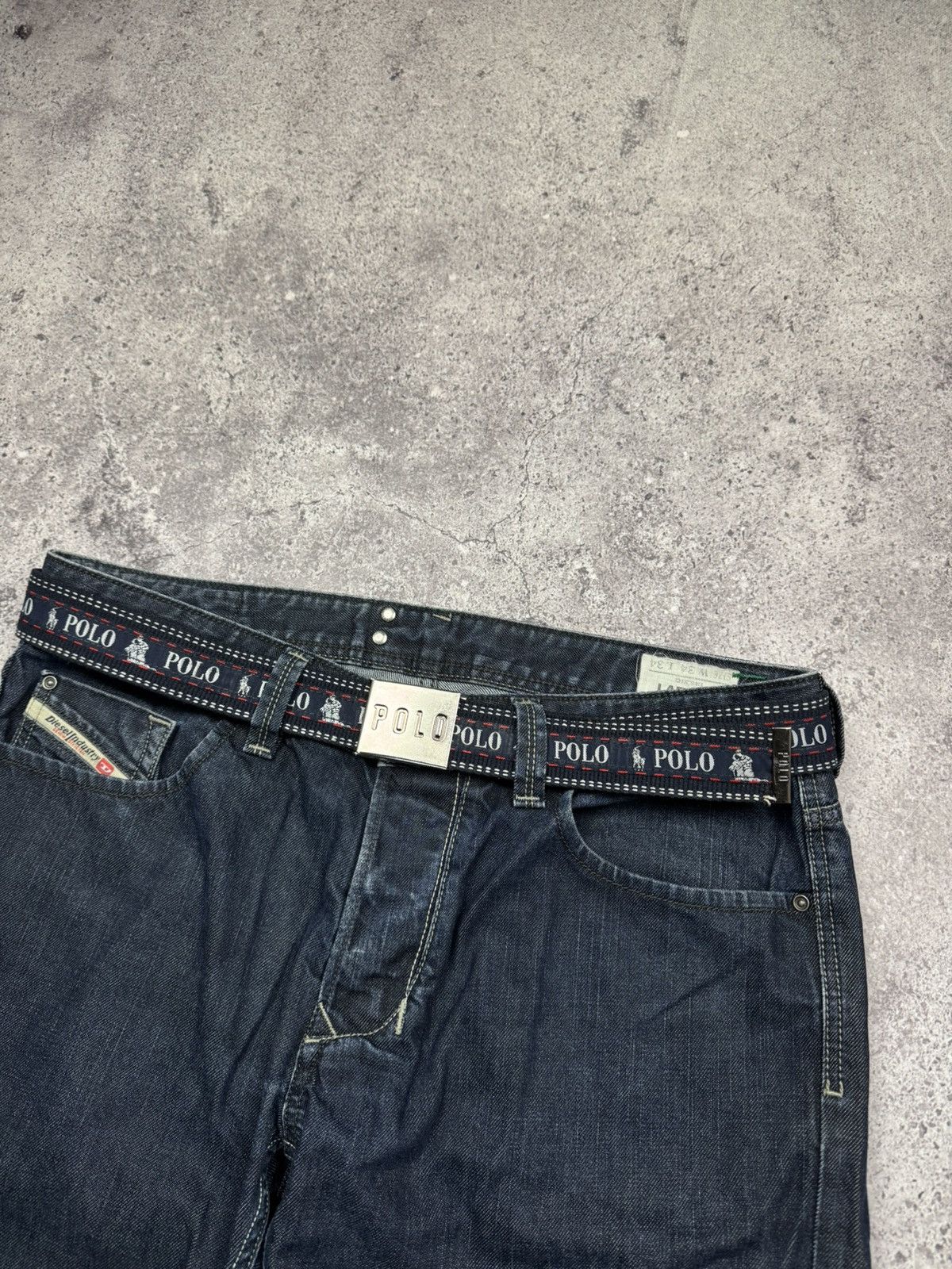 Polo Ralph Lauren Vintage Polo Ralph Lauren Monogram Y2K Big Logo Belt Japan Size ONE SIZE - 3 Thumbnail