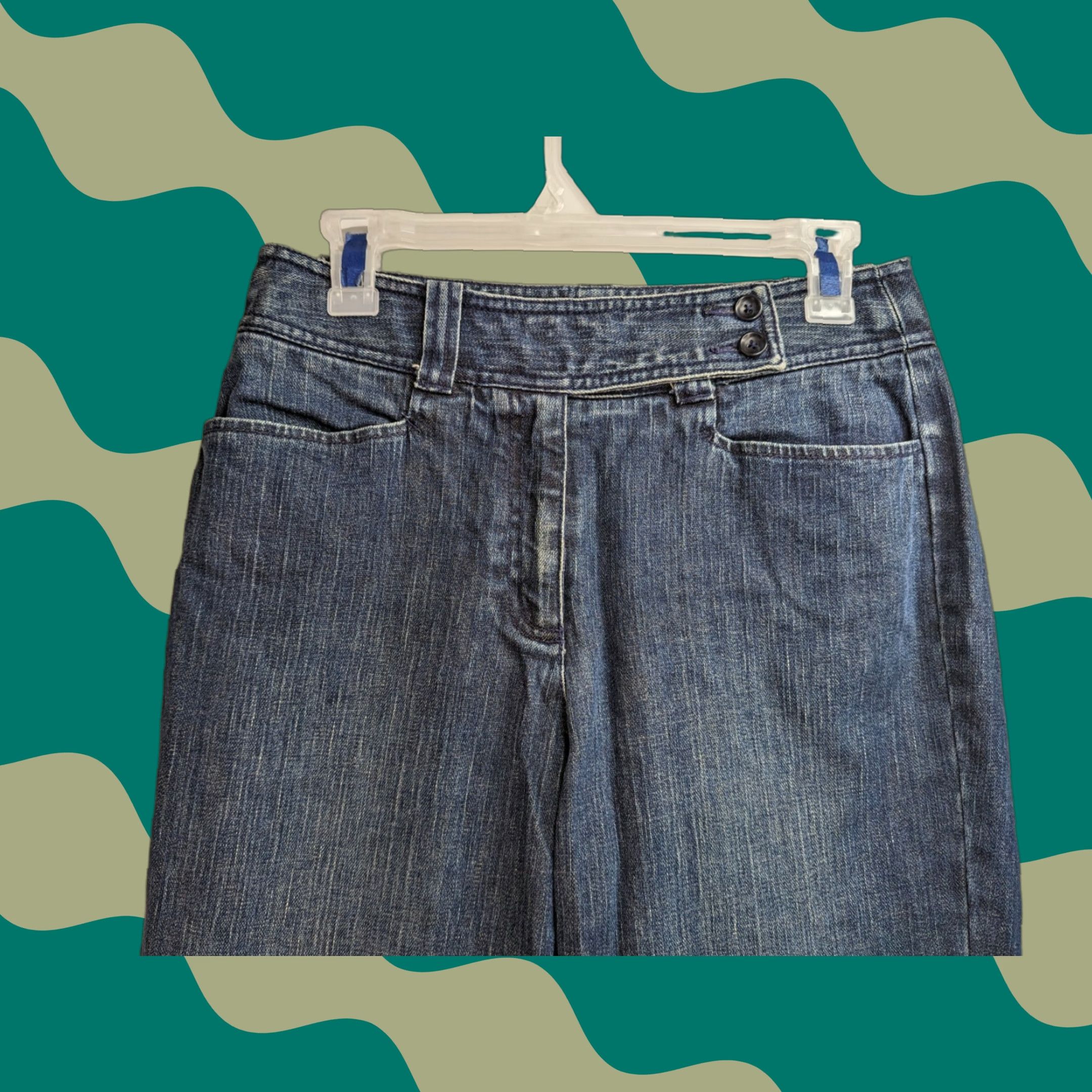 Talbots Talbots Jeans Women Size 6 Denim Blue Stretch Bootcut 32 Inseam 31 Waist Cotton Blend Regular Var - 90s? Size 28" / US 6 / IT 42 - 1 Thumbnail