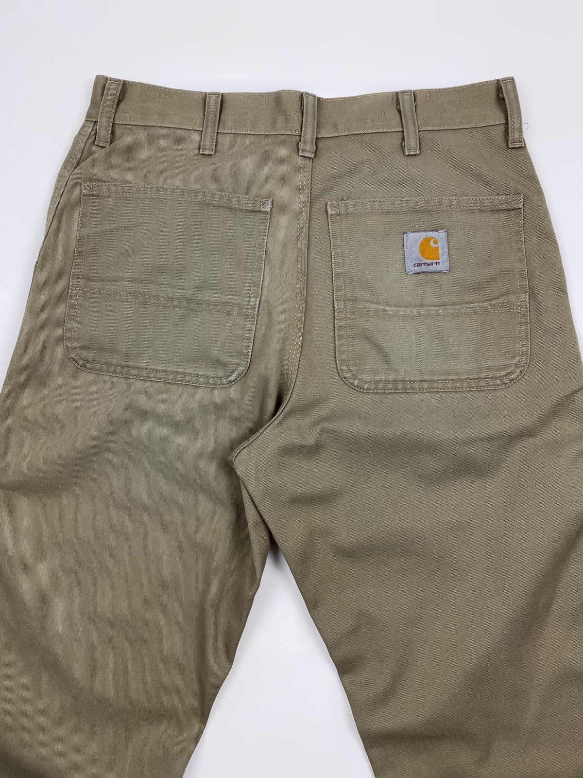 Carhartt Carhartt WIP Dyed Khaki Simple Pants 29X32 Size US 29 - 10 Thumbnail