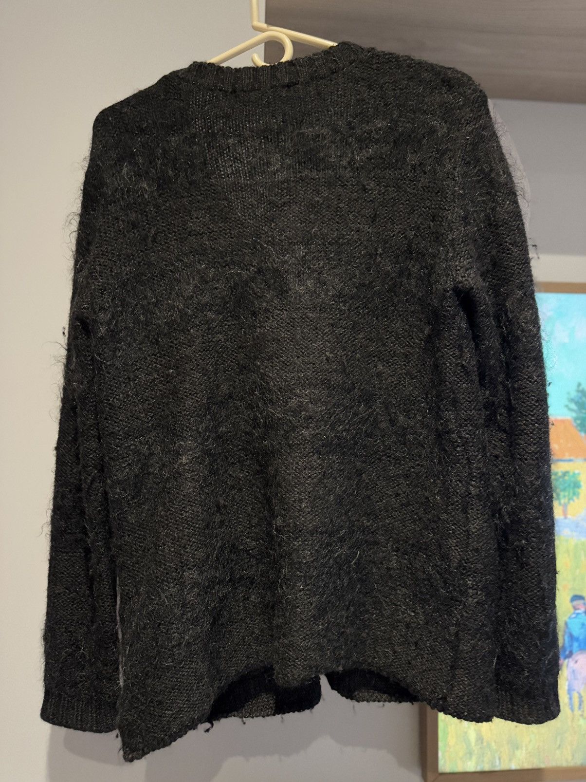 Undercover AWO3 " Paper Doll " Punk Mohair Cardigan Size US M / EU 48-50 / 2 - 2 Thumbnail