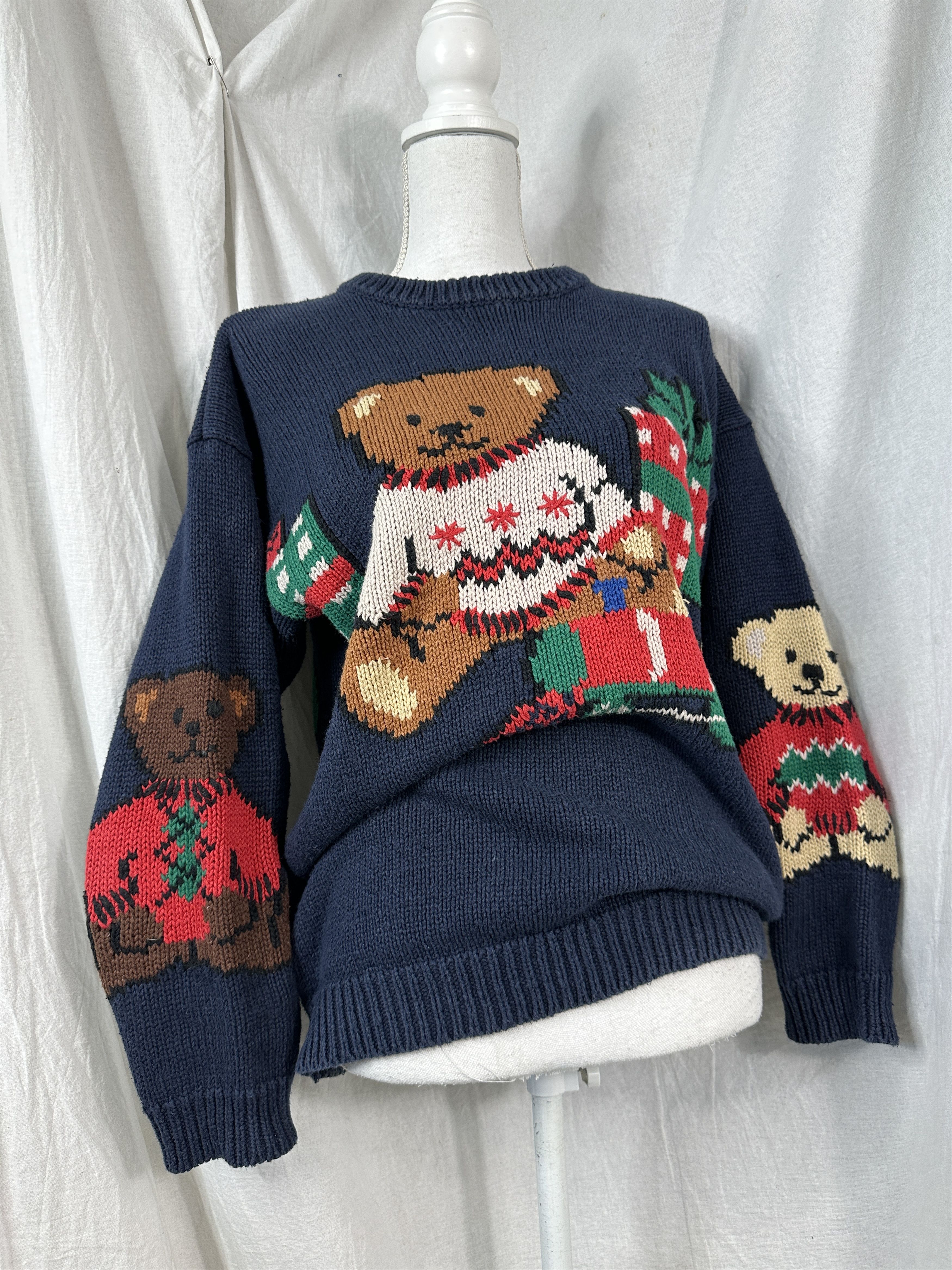 Vintage Sweater Sweet Bears Vintage Size US M / EU 48-50 / 2 - 6 Thumbnail