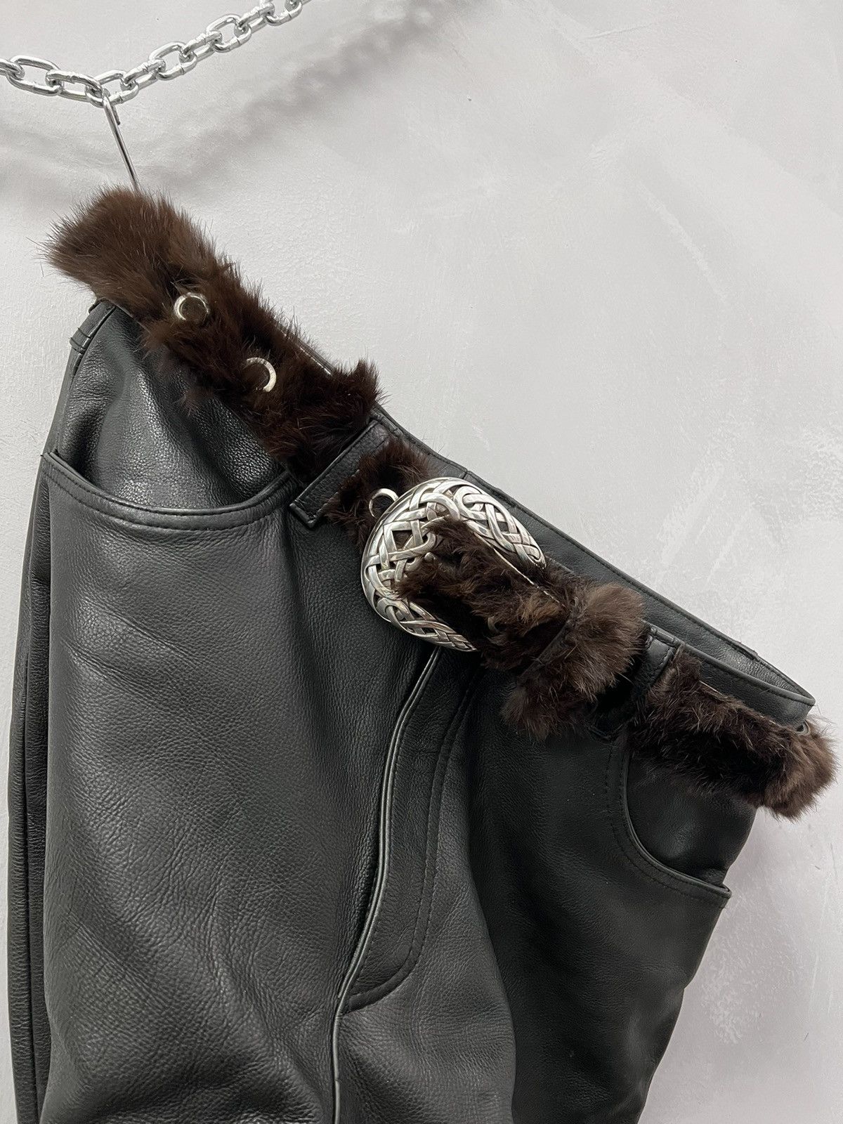 Hysteric Glamour Fur fuzzy leather hype rare leather belt lgb style Size ONE SIZE - 1 Thumbnail