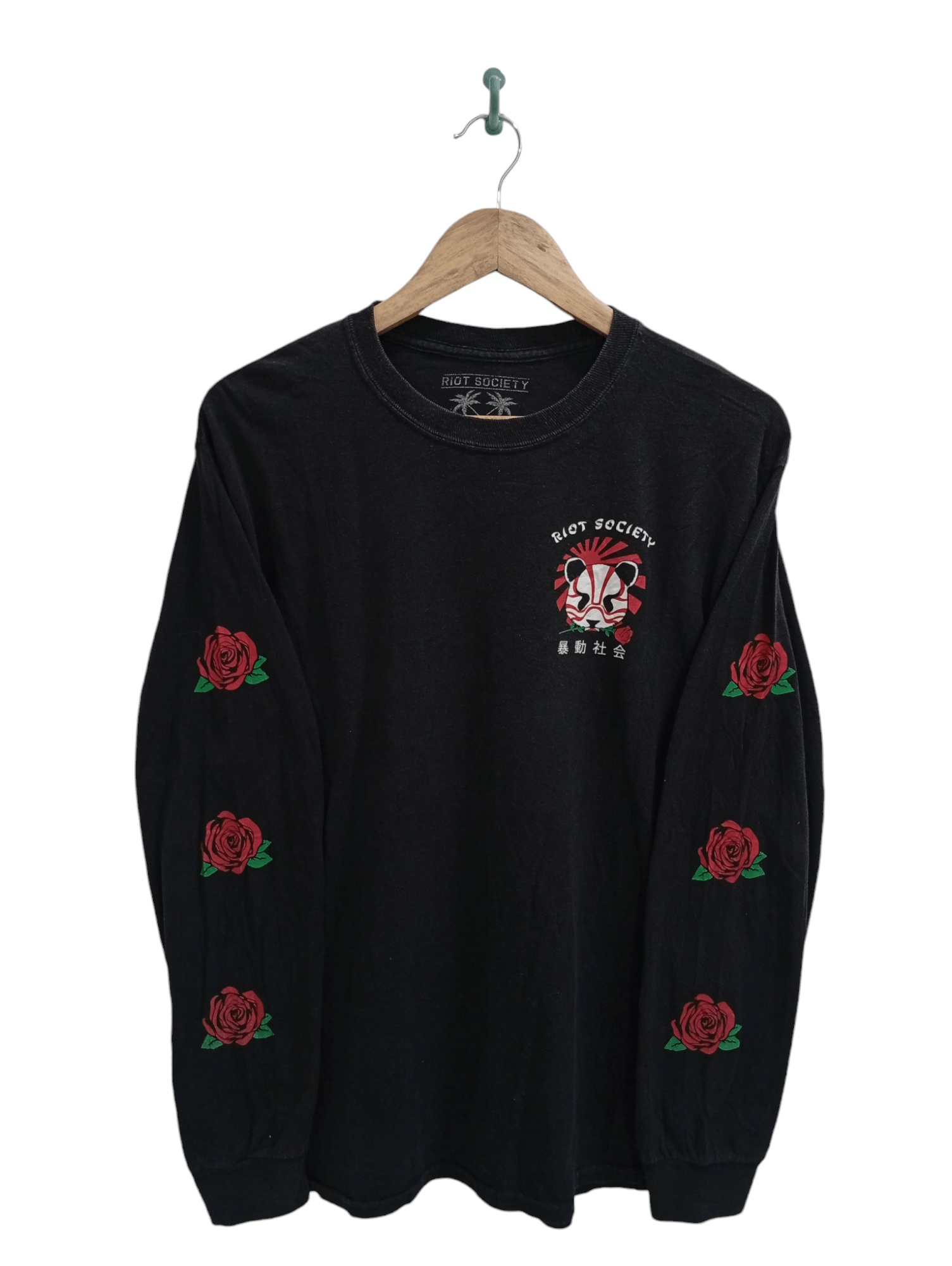 Japanese Brand × Riot Society × Vintage 🔥🔥Riot Society LS T-Shirt Size US M / EU 48-50 / 2 - 2 Thumbnail