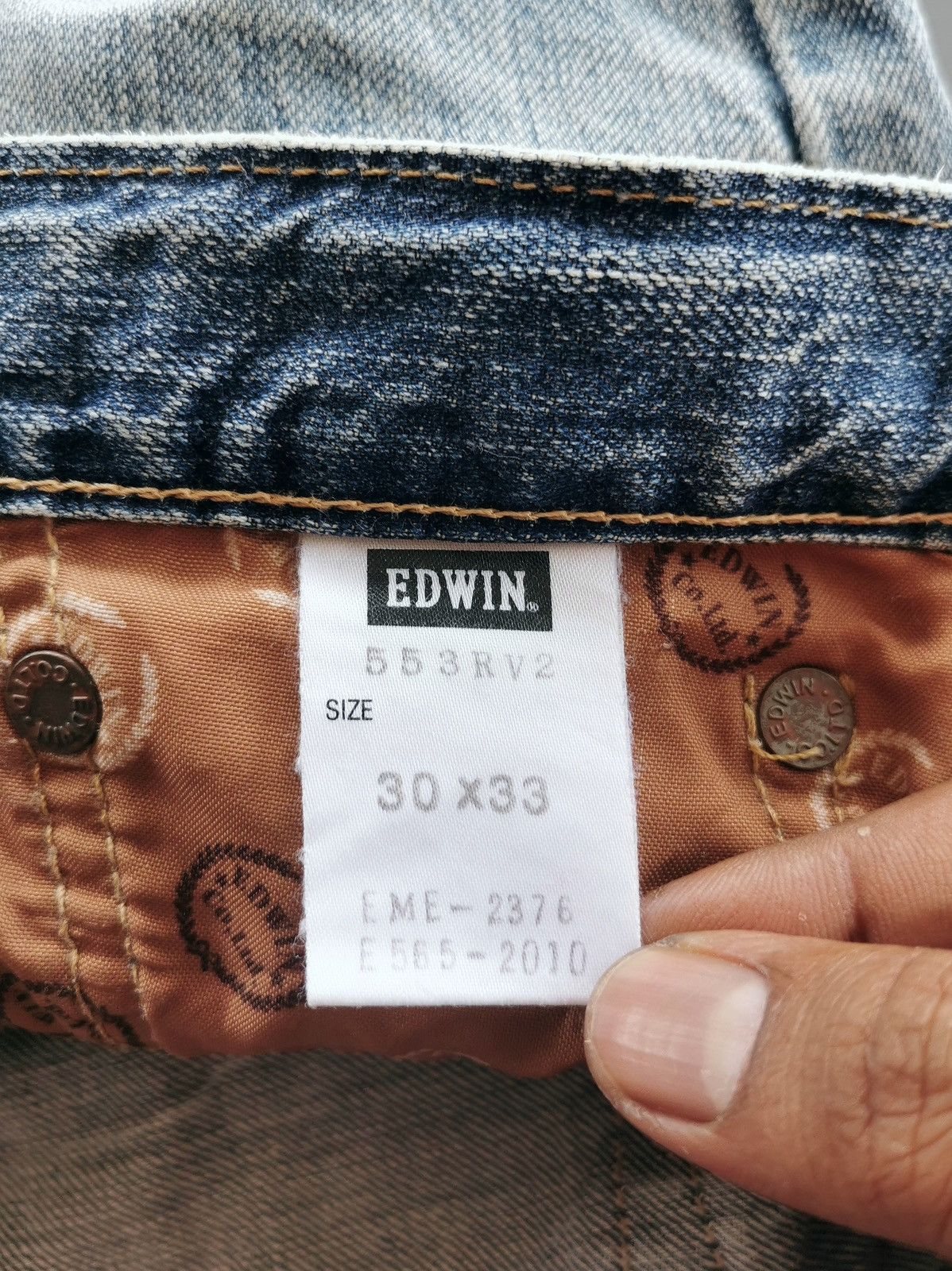 Edwin Vintage Edwin 503 Distressed Women Jeans Size 32" / US 10 / IT 46 - 9 Thumbnail
