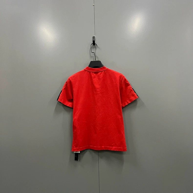 Balenciaga Balenciaga Red side stripe logo short sleeve Size US M / EU 48-50 / 2 - 2 Thumbnail