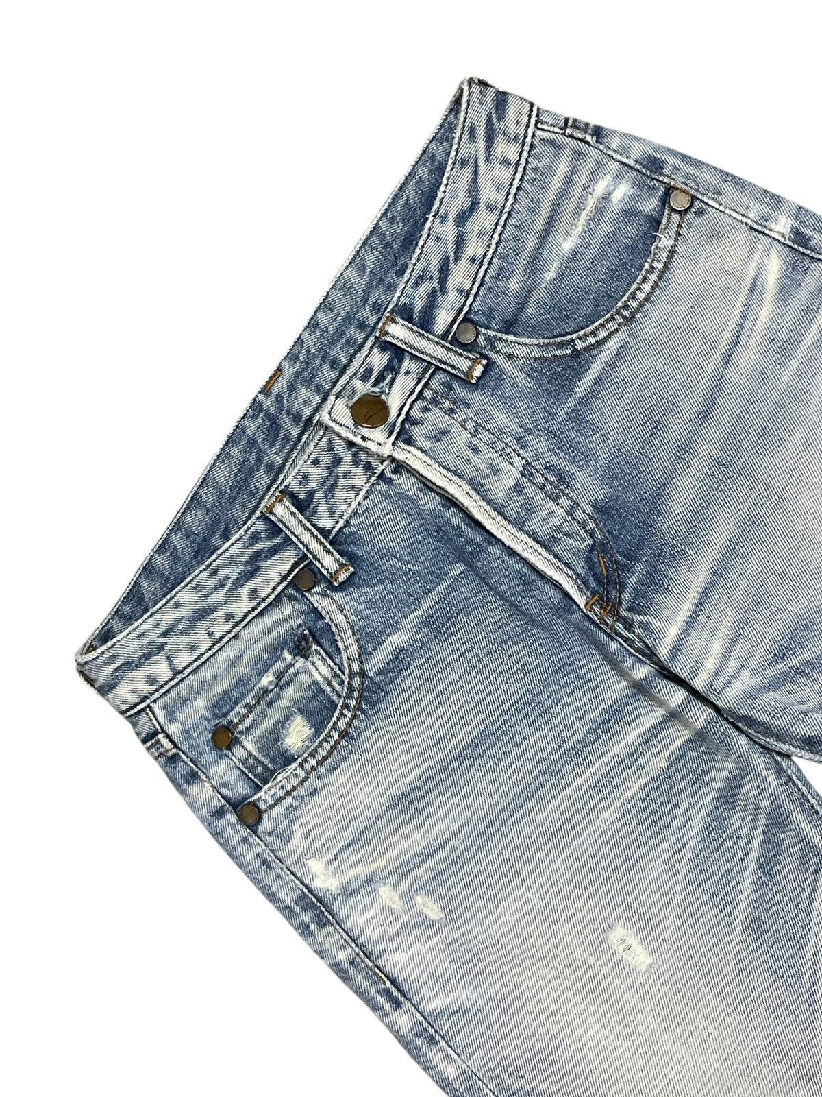 Vintage Japanese Stunning Lure Buckle Back Fade Wash Jeans